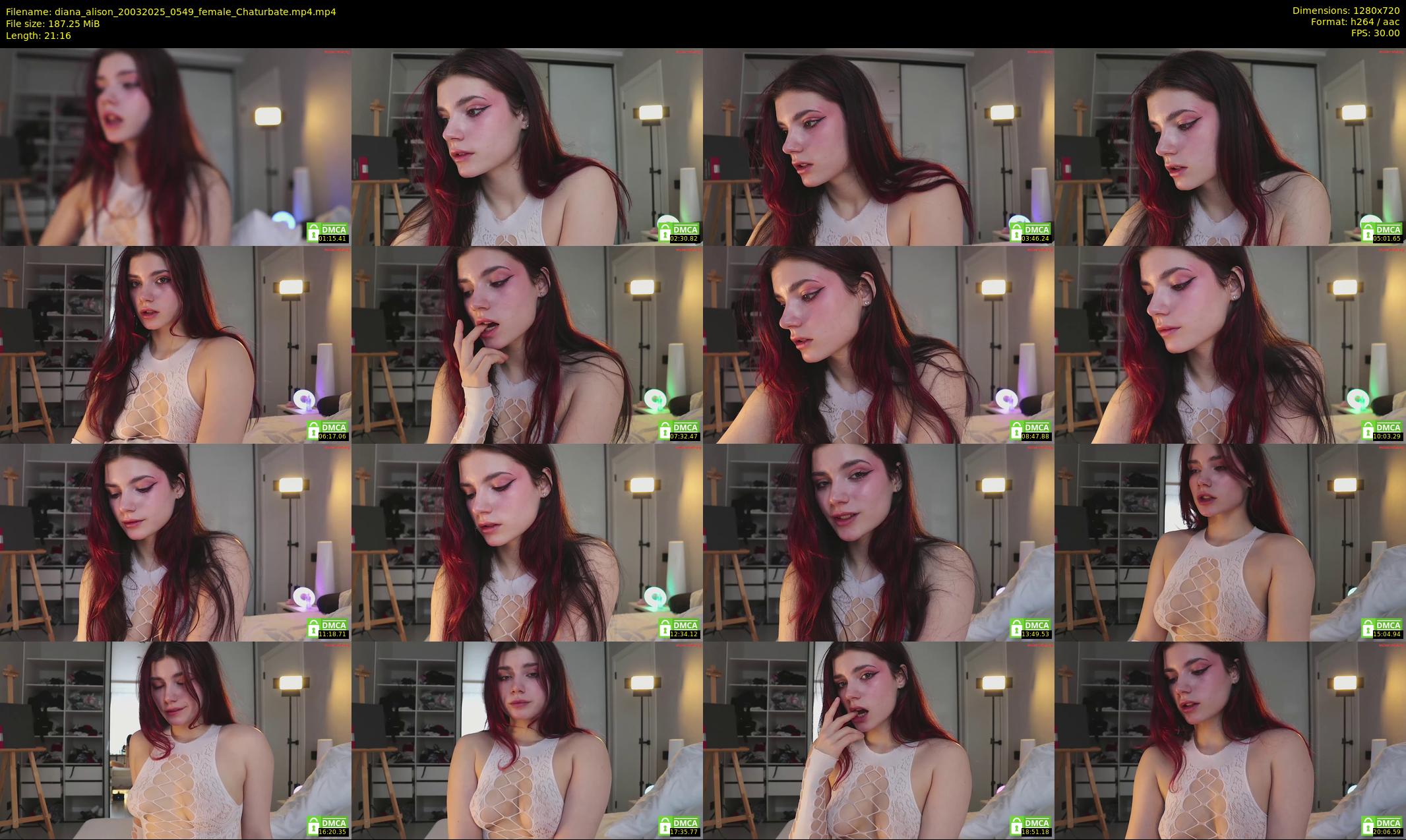 diana_alison — 22 minute Chaturbate female cam show recording, 720p, Mar 20, 2025