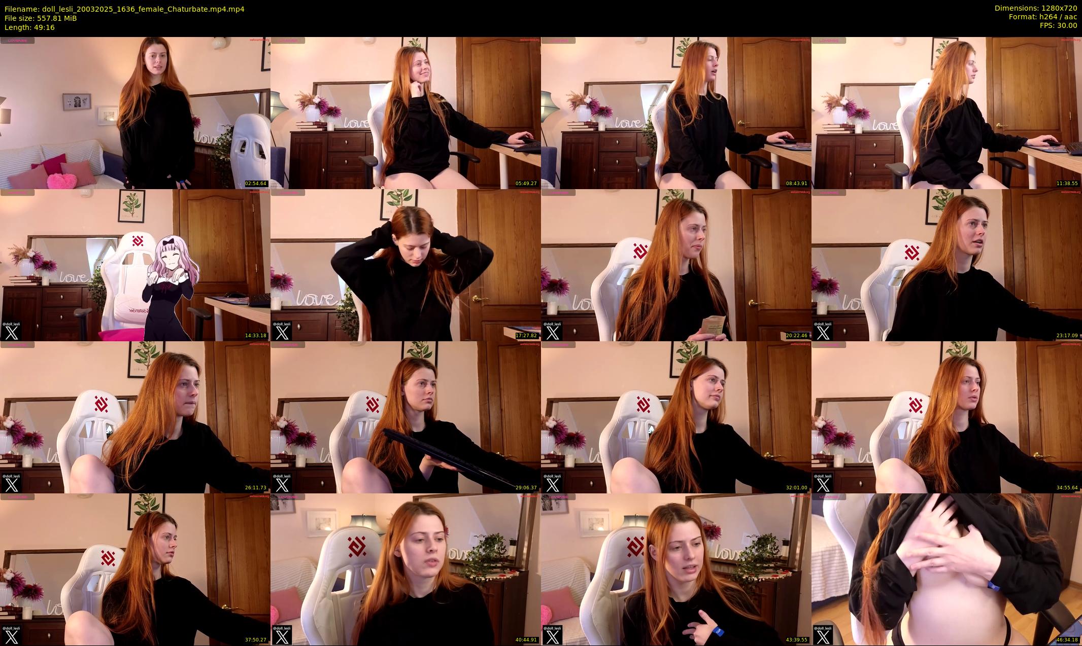 doll_lesli — 50 minute Chaturbate female cam show recording, 720p, Mar 20, 2025