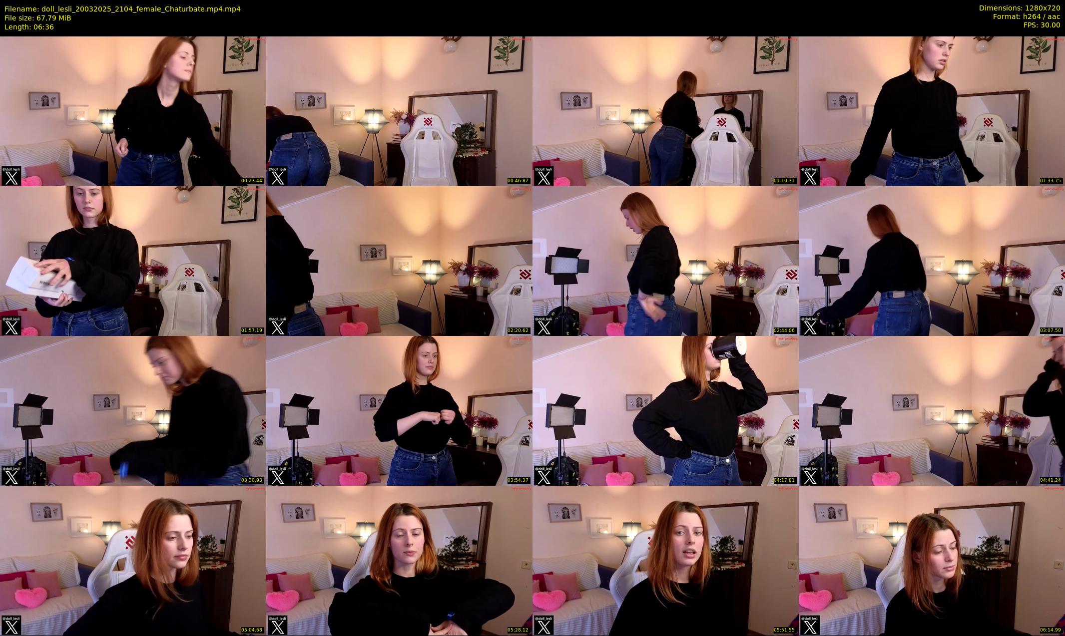 doll_lesli — 7 minute Chaturbate female cam show recording, 720p, Mar 20, 2025
