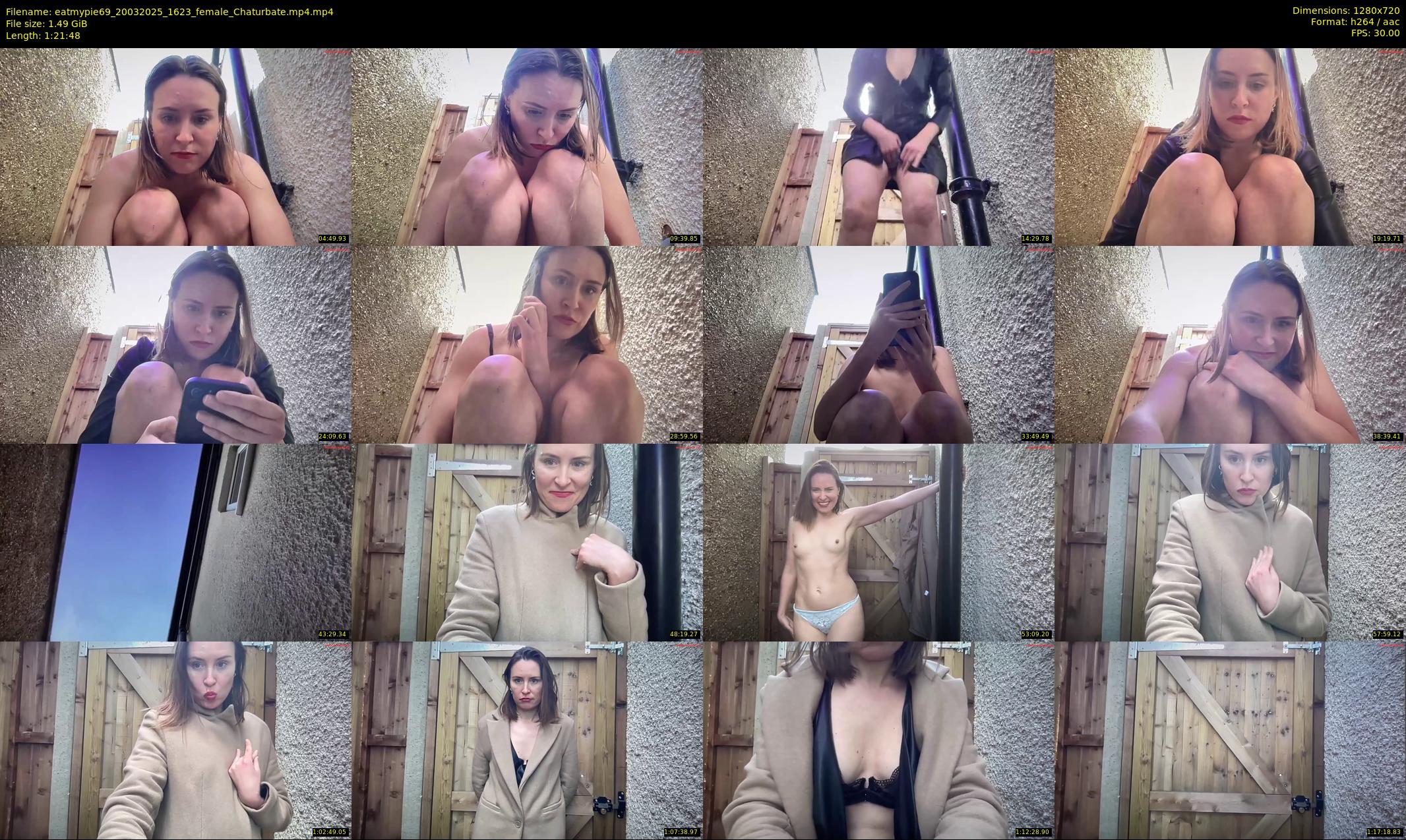 eatmypie69 — 82 minute Chaturbate female cam show recording, 720p, Mar 20, 2025