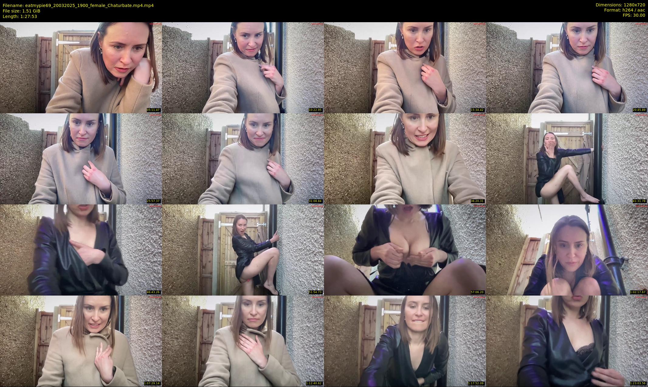 eatmypie69 — 88 minute Chaturbate female cam show recording, 720p, Mar 20, 2025