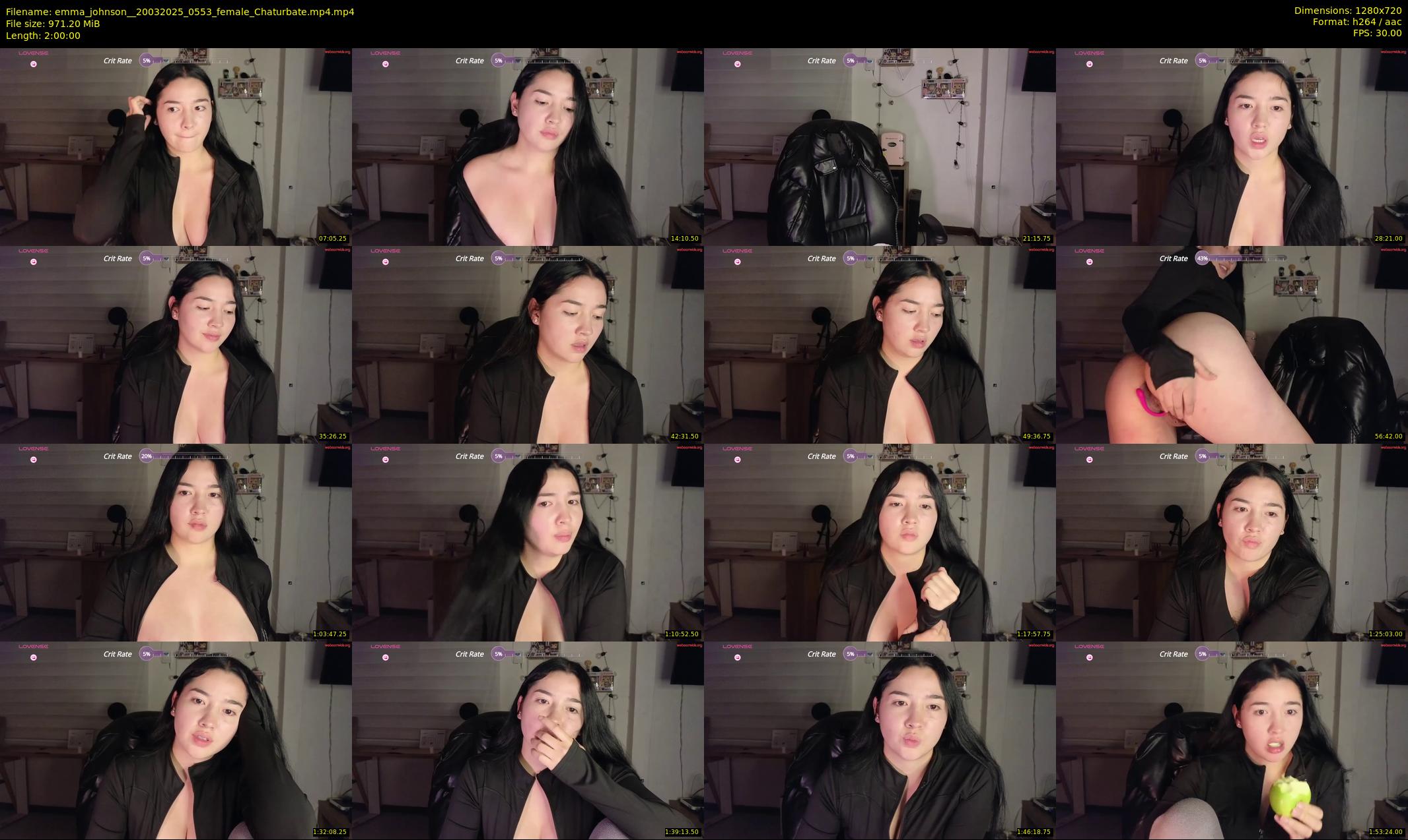 emma_johnson_ — 120 minute Chaturbate female cam show recording, 720p, Mar 20, 2025