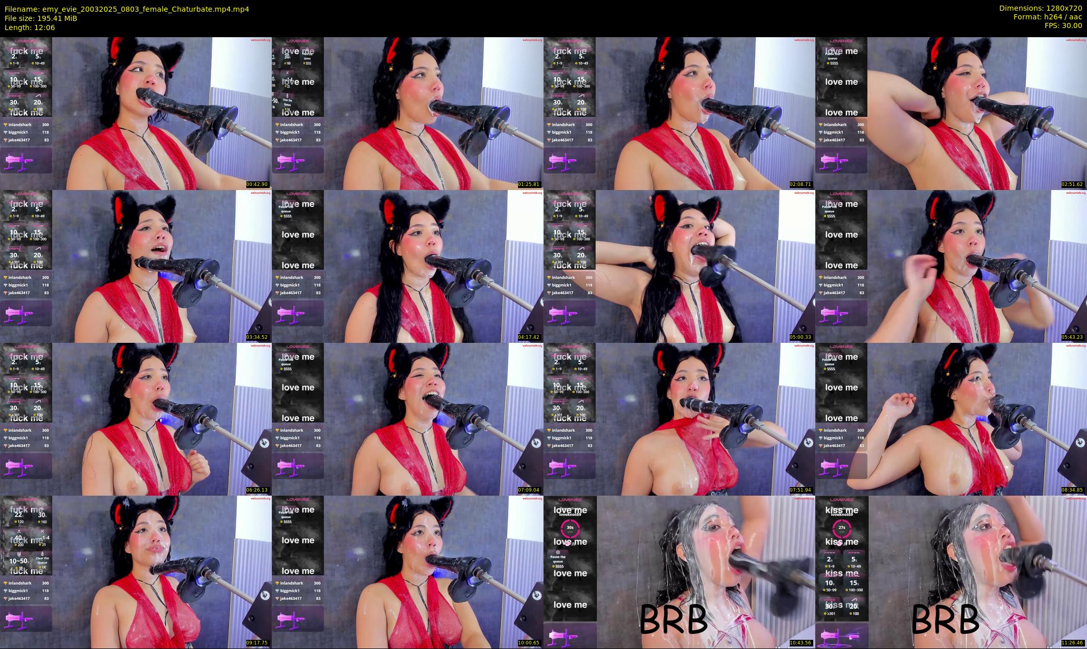 emy_evie — 13 minute Chaturbate female cam show recording, 720p, Mar 20, 2025