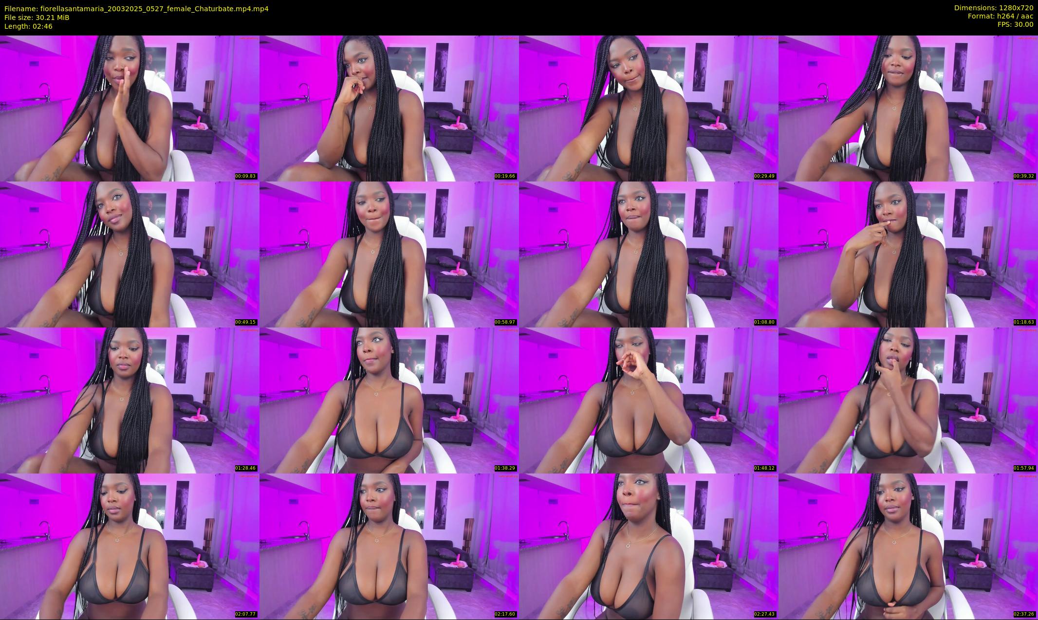 fiorellasantamaria — 3 minute Chaturbate female cam show recording, 720p, Mar 20, 2025
