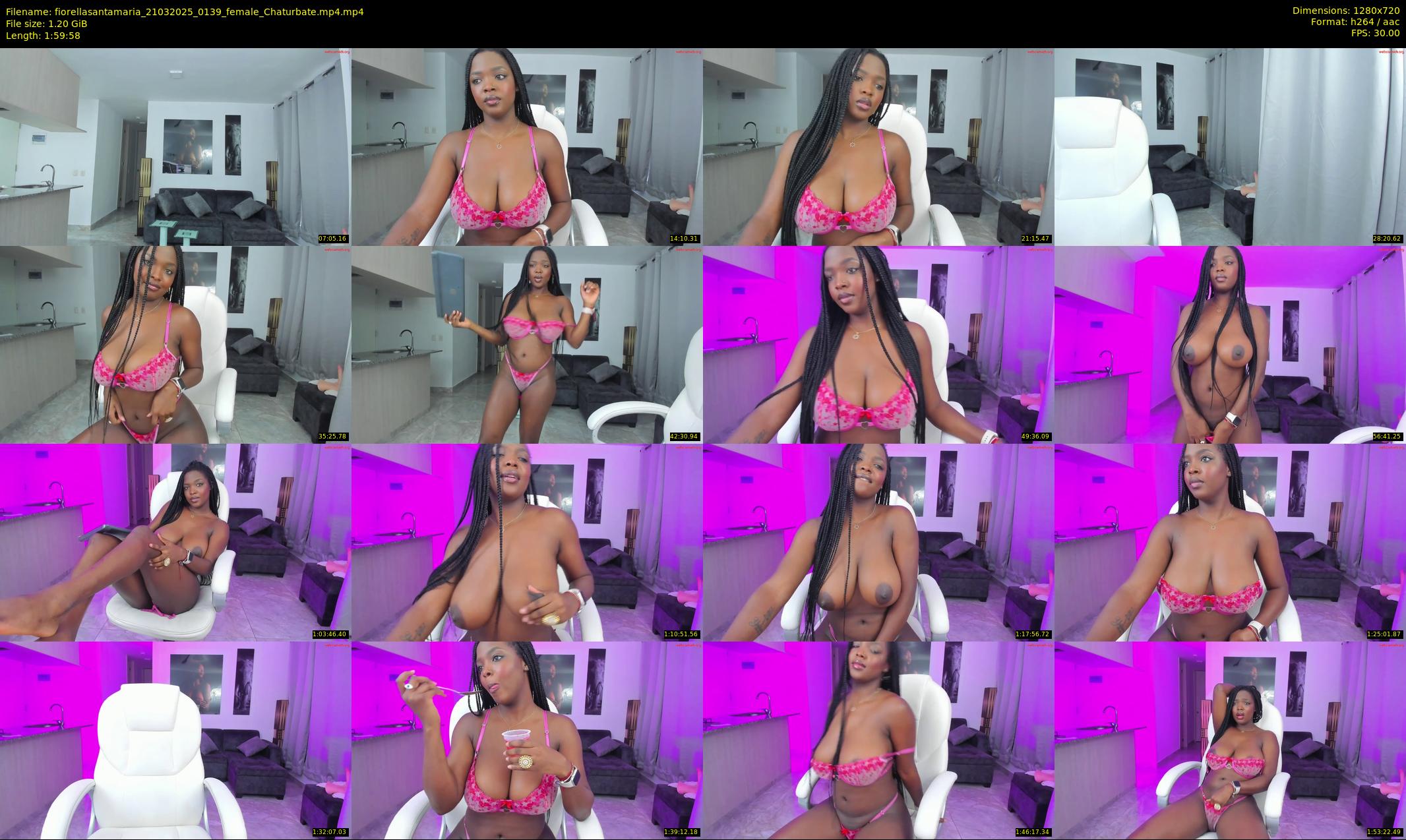 fiorellasantamaria — 120 minute Chaturbate female cam show recording, 720p, Mar 21, 2025