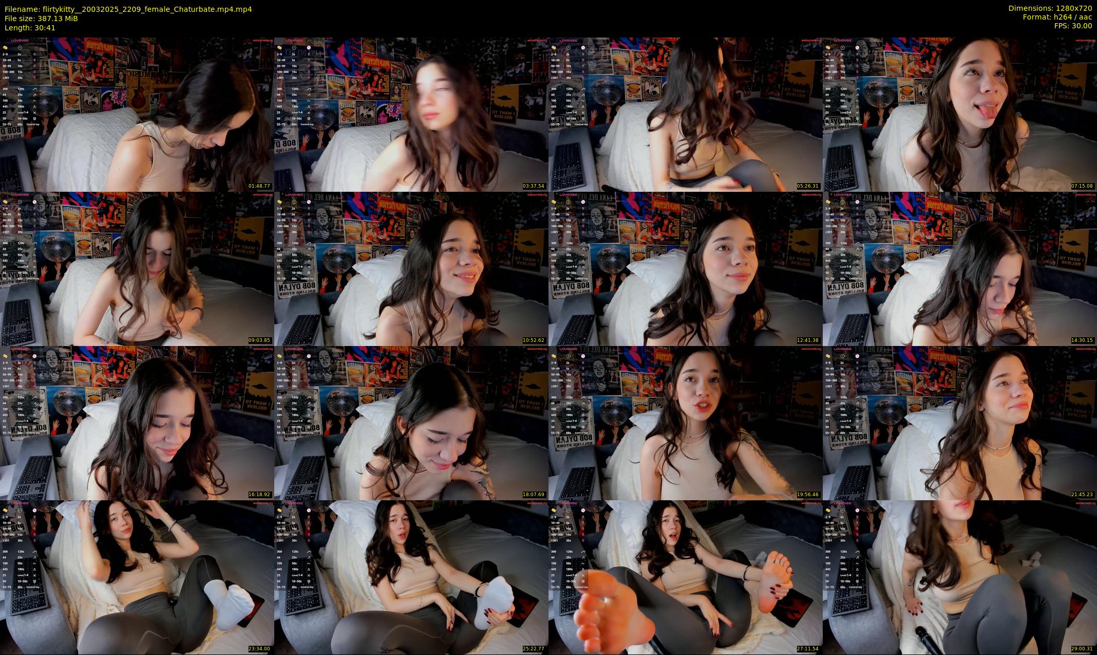 flirtykitty_ — 31 minute Chaturbate female cam show recording, 720p, Mar 20, 2025