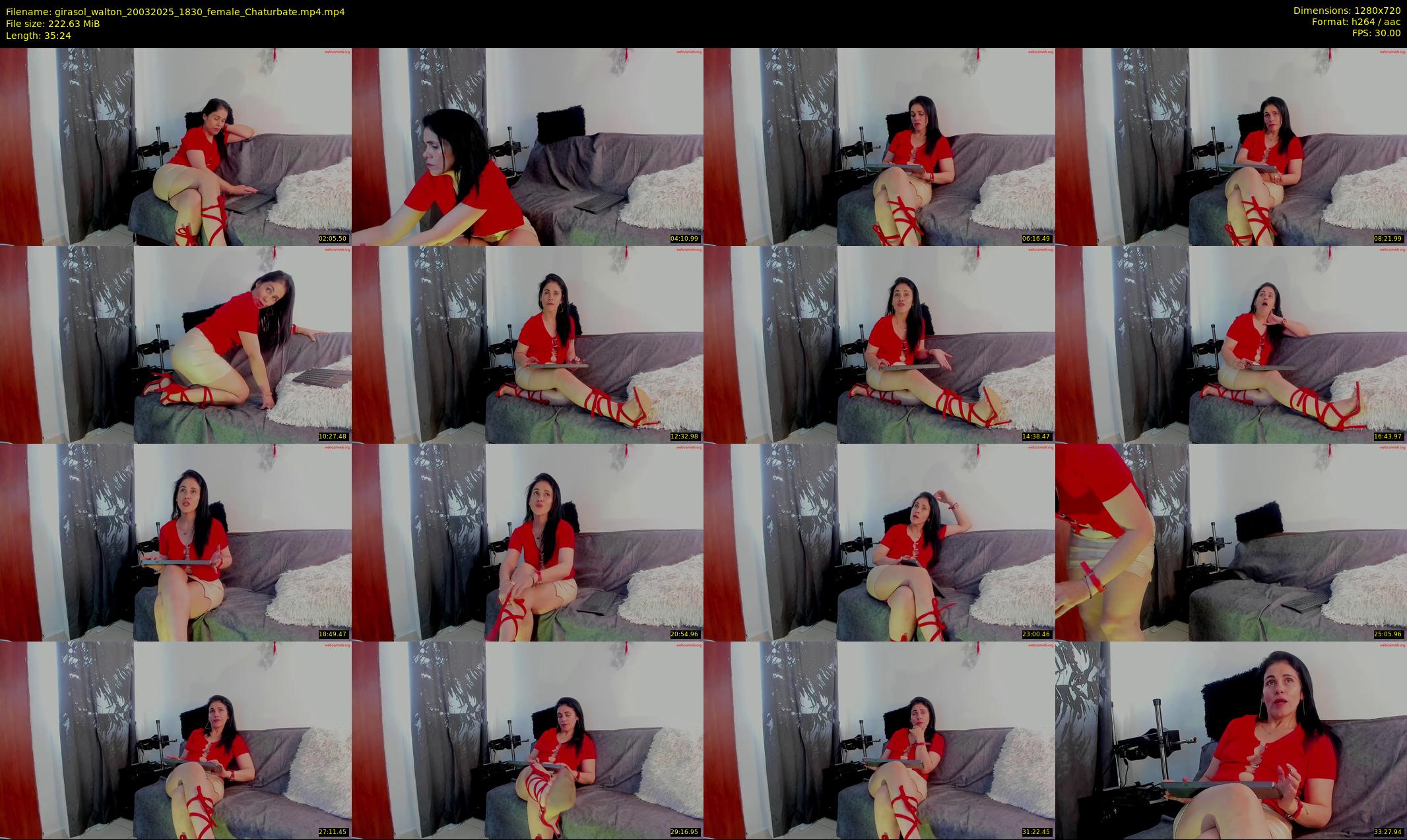 girasol_walton — 36 minute Chaturbate female cam show recording, 720p, Mar 20, 2025