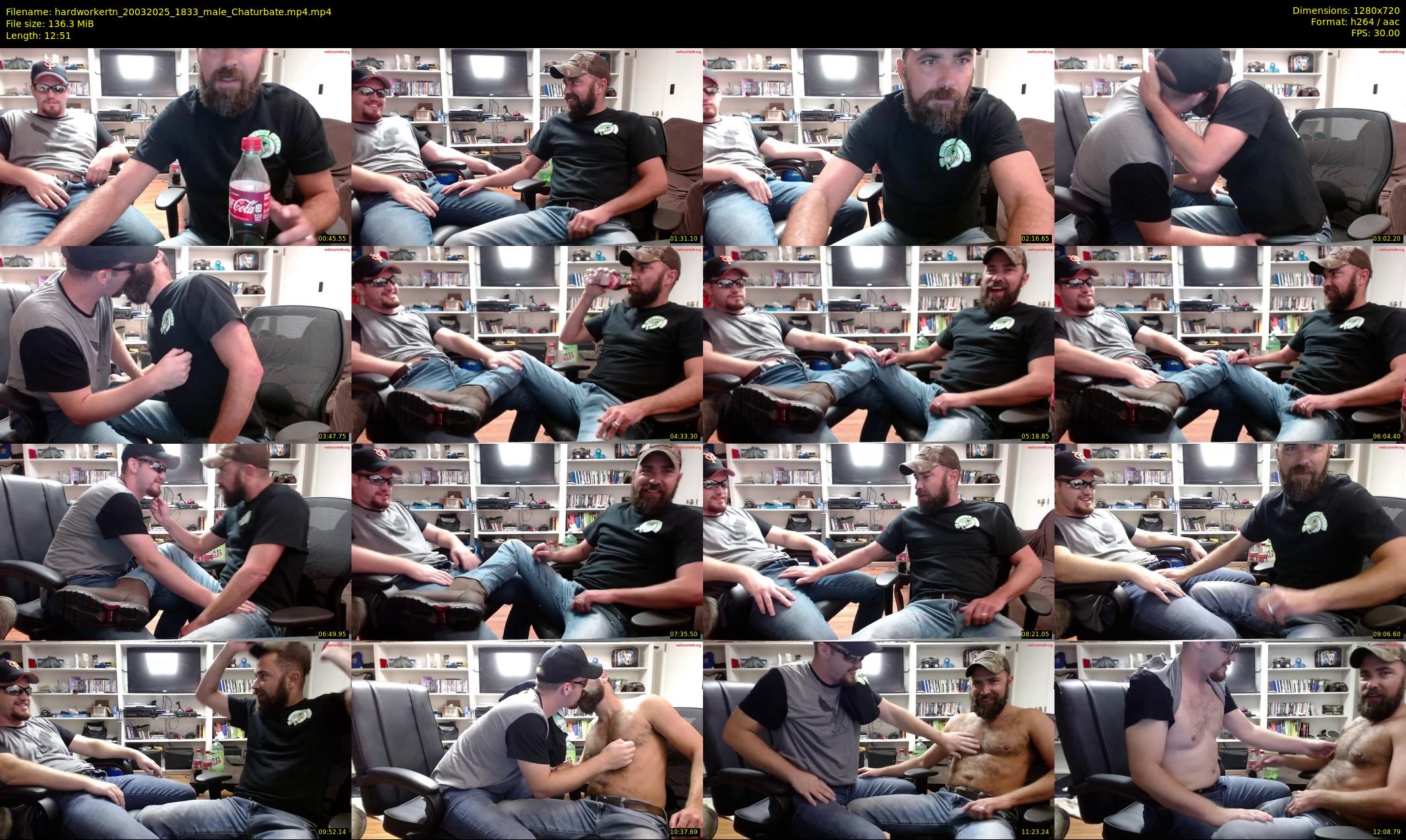 hardworkertn — 13 minute Chaturbate male cam show recording, 720p, Mar 20, 2025