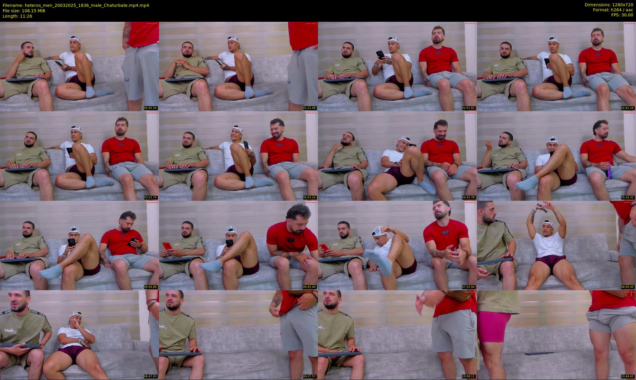 heteros_men — 12 minute Chaturbate male cam show recording, 720p, Mar 20, 2025
