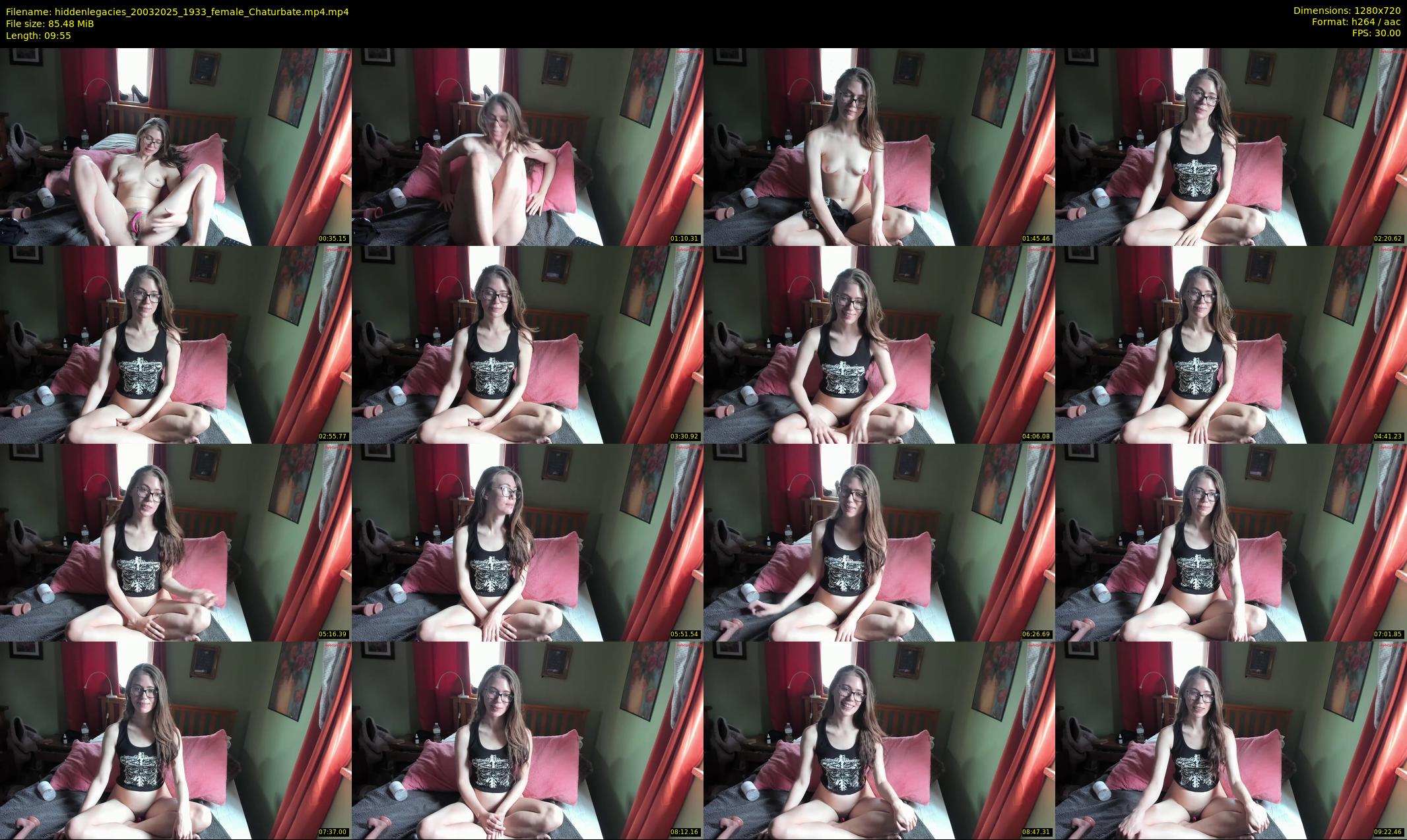 hiddenlegacies — 10 minute Chaturbate female cam show recording, 720p, Mar 20, 2025