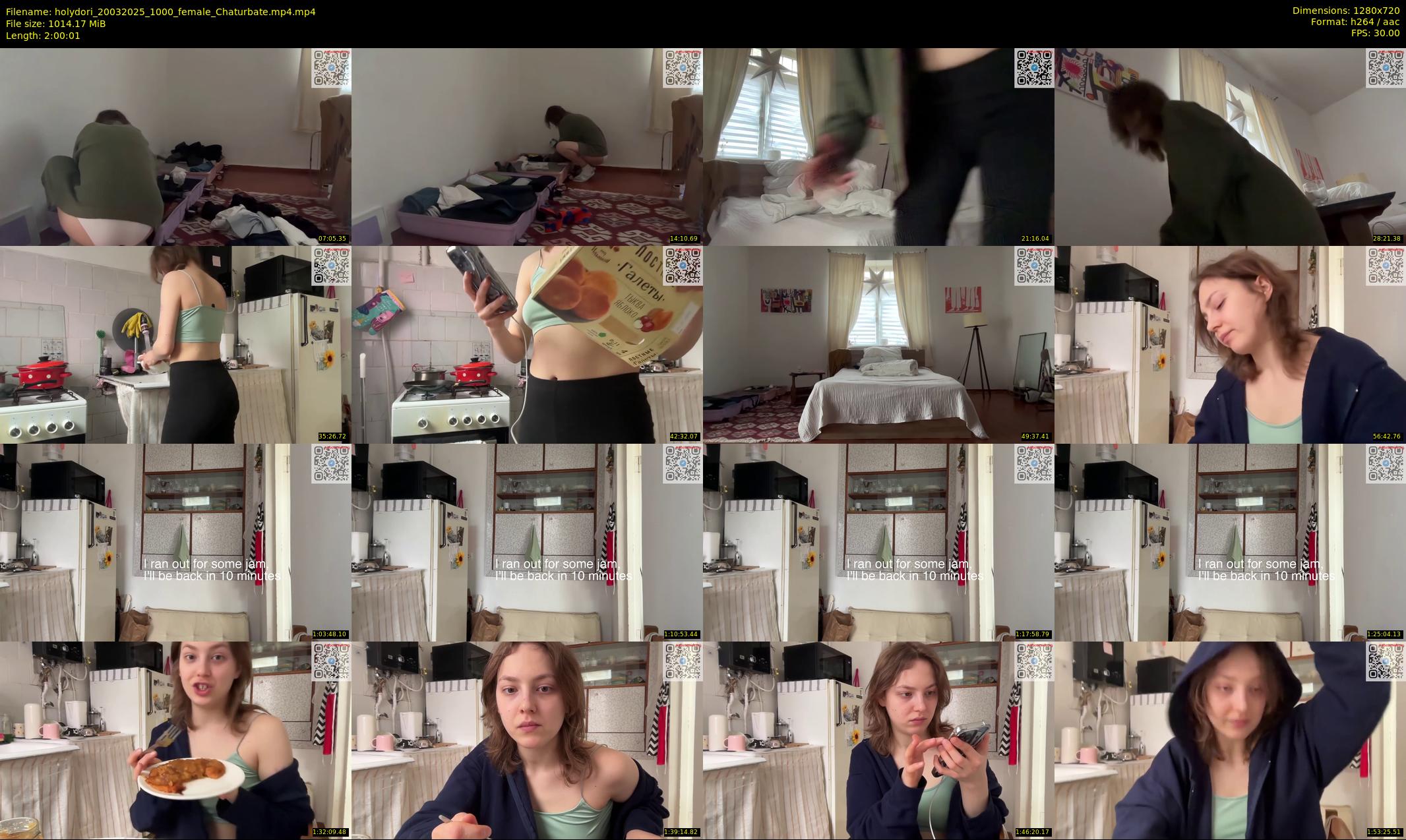 holydori — 121 minute Chaturbate female cam show recording, 720p, Mar 20, 2025
