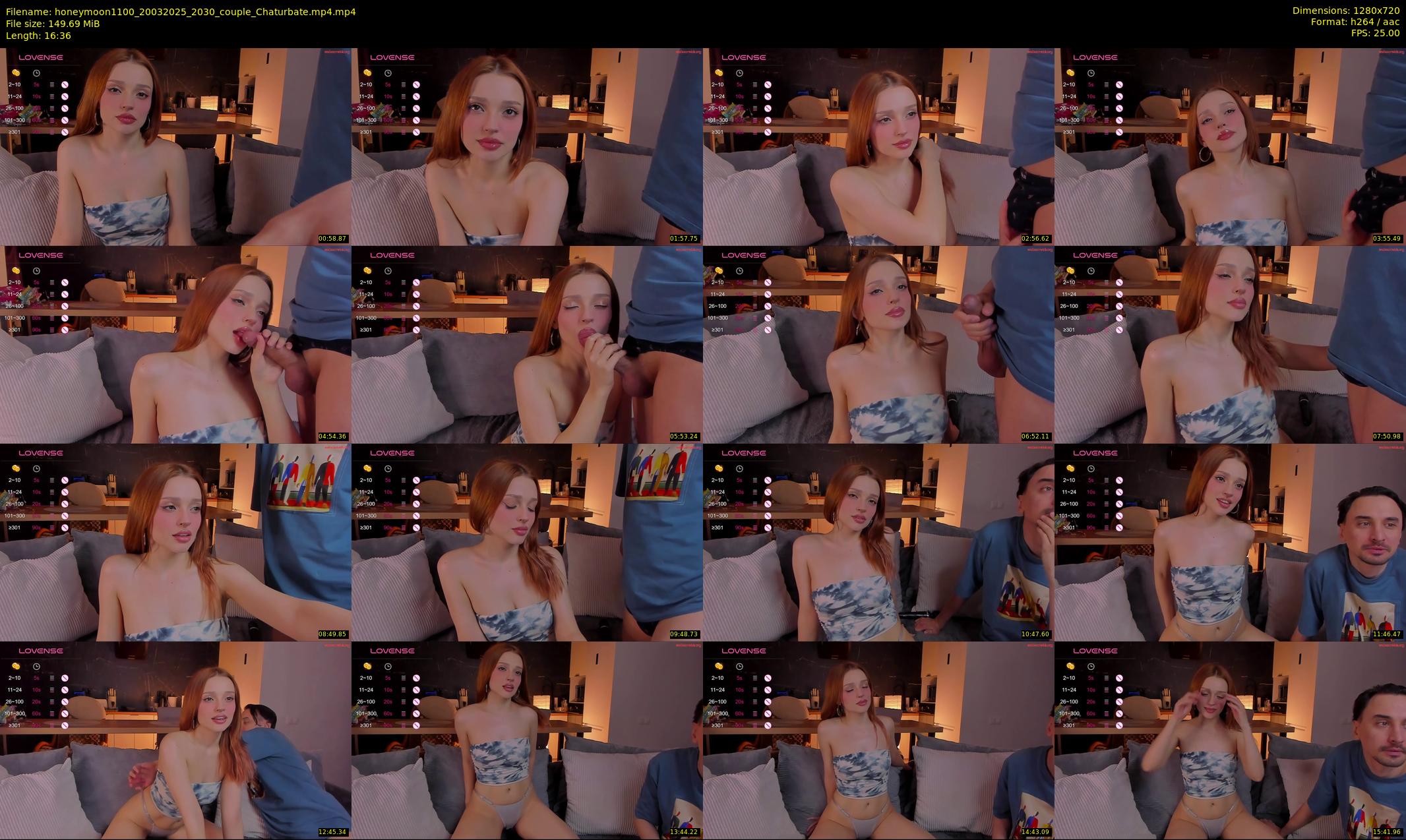 honeymoon1100 — 17 minute Chaturbate couple cam show recording, 720p, Mar 20, 2025