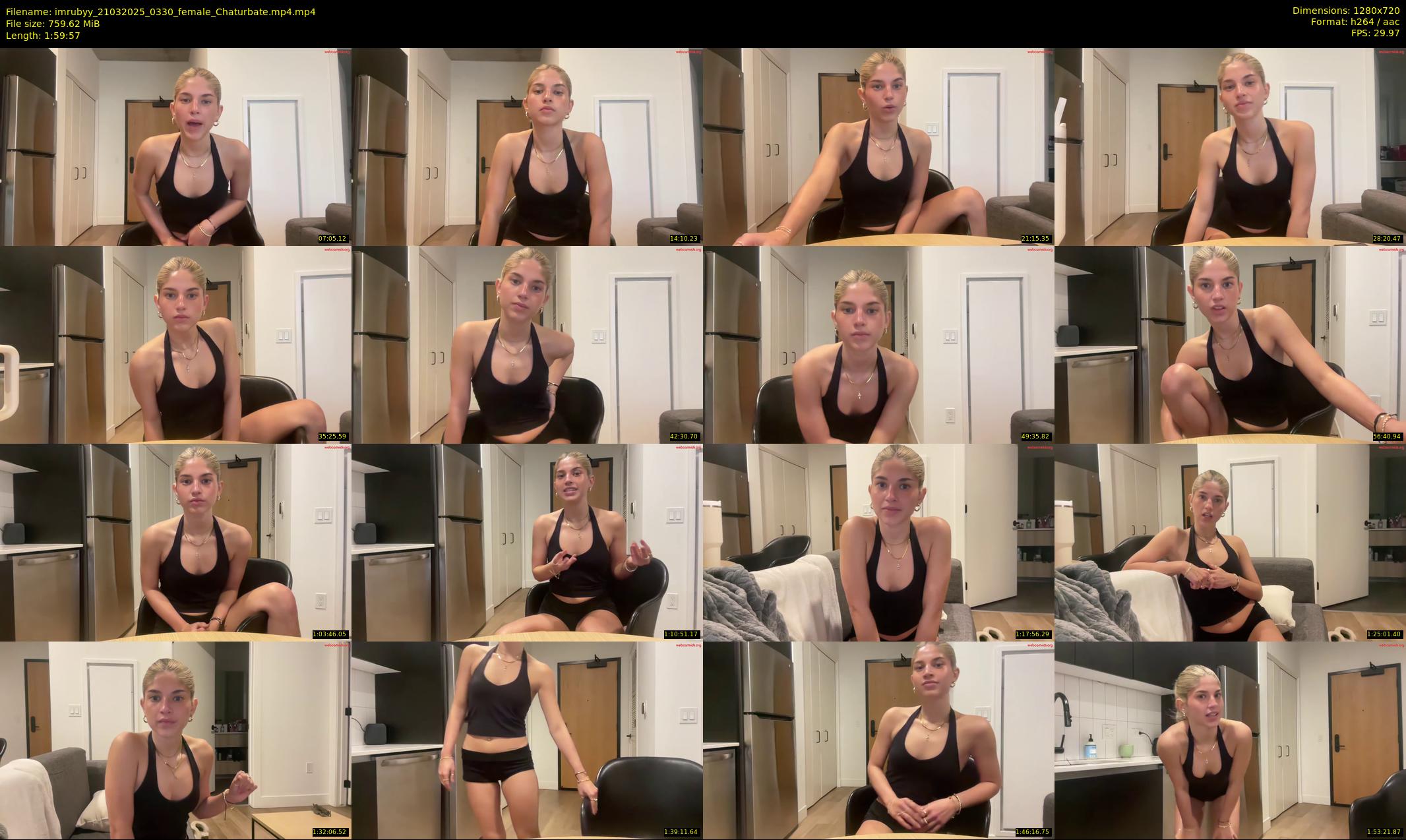 imrubyy — 120 minute Chaturbate female cam show recording, 720p, Mar 21, 2025