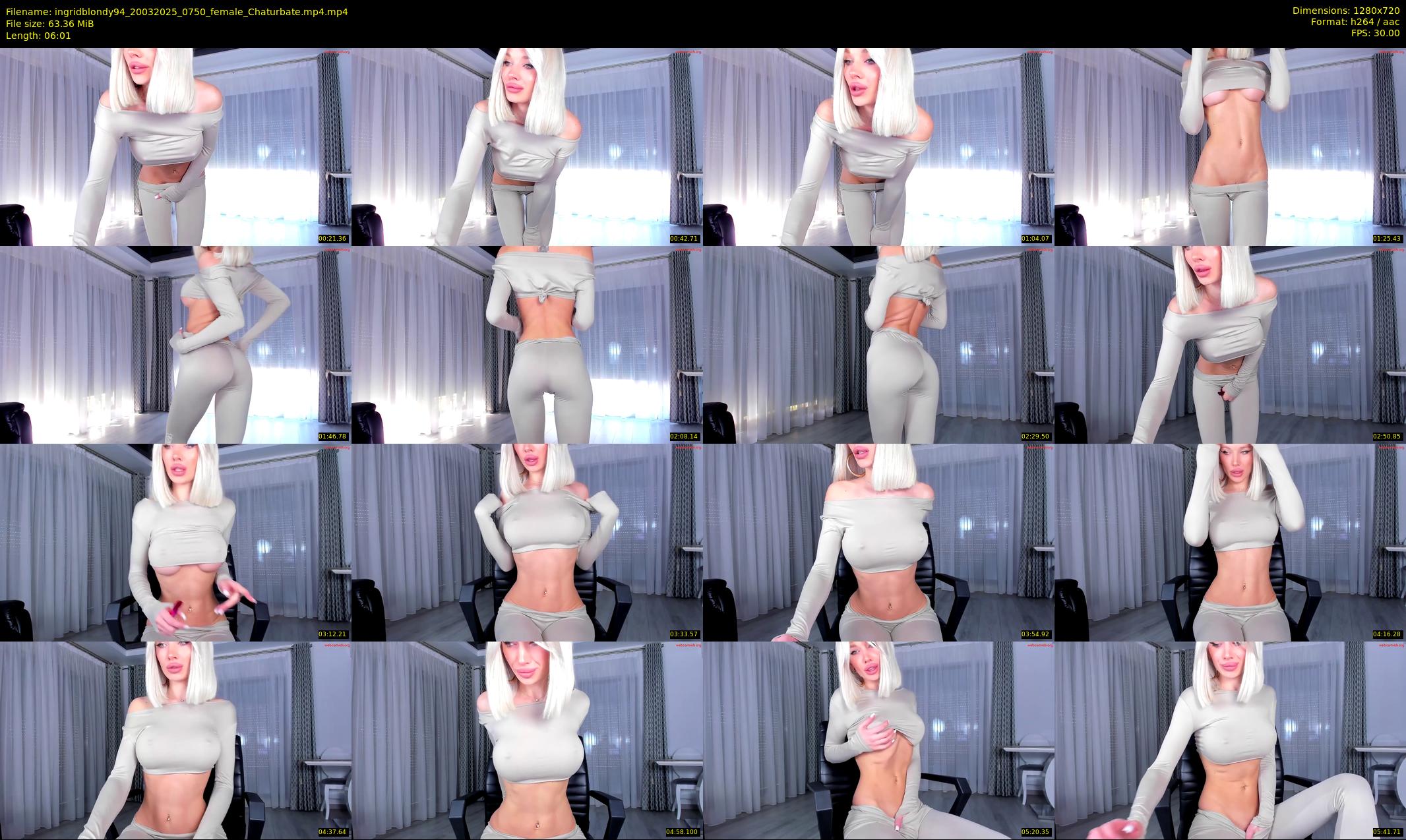 ingridblondy94 — 7 minute Chaturbate female cam show recording, 720p, Mar 20, 2025