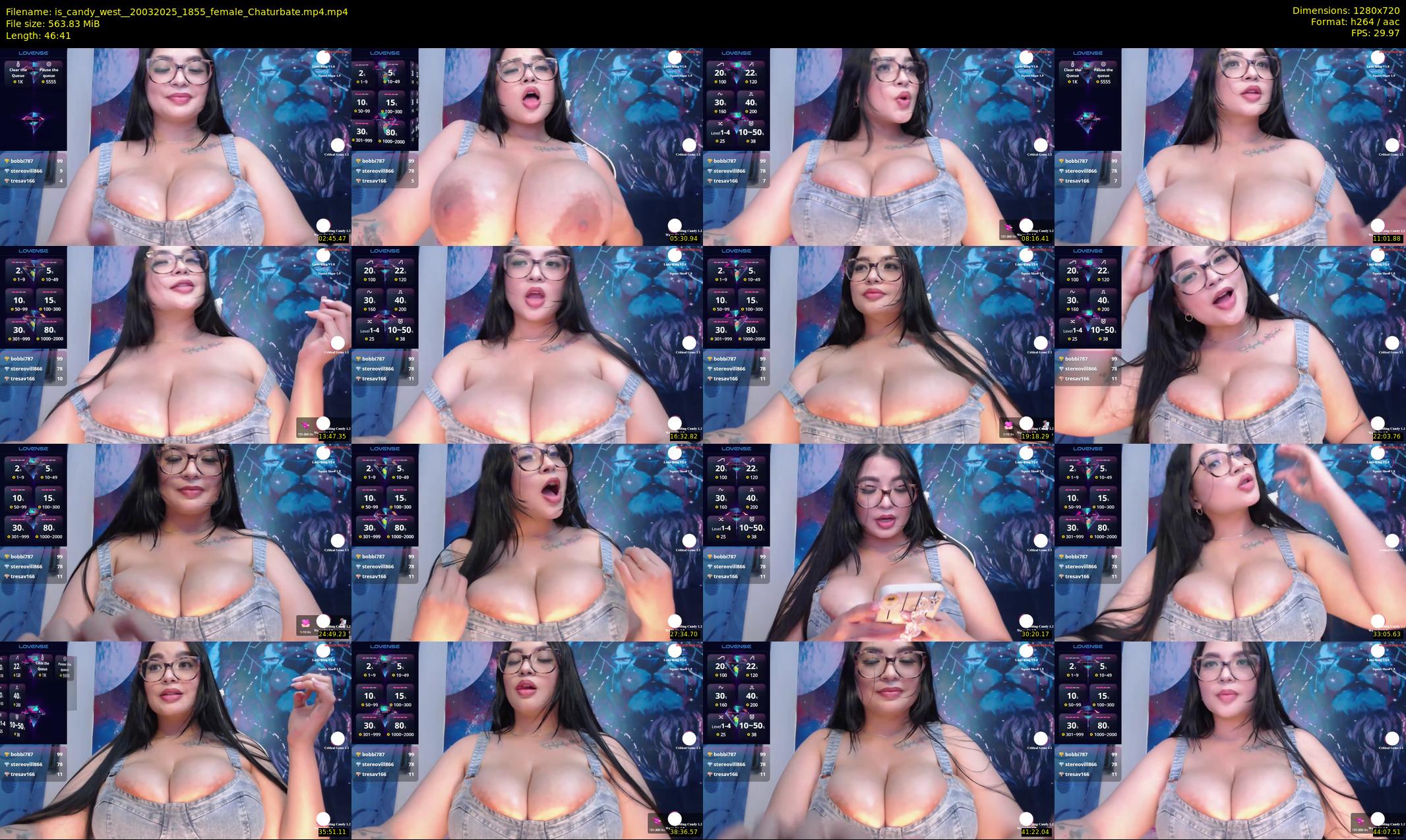 is_candy_west_ — 47 minute Chaturbate female cam show recording, 720p, Mar 20, 2025