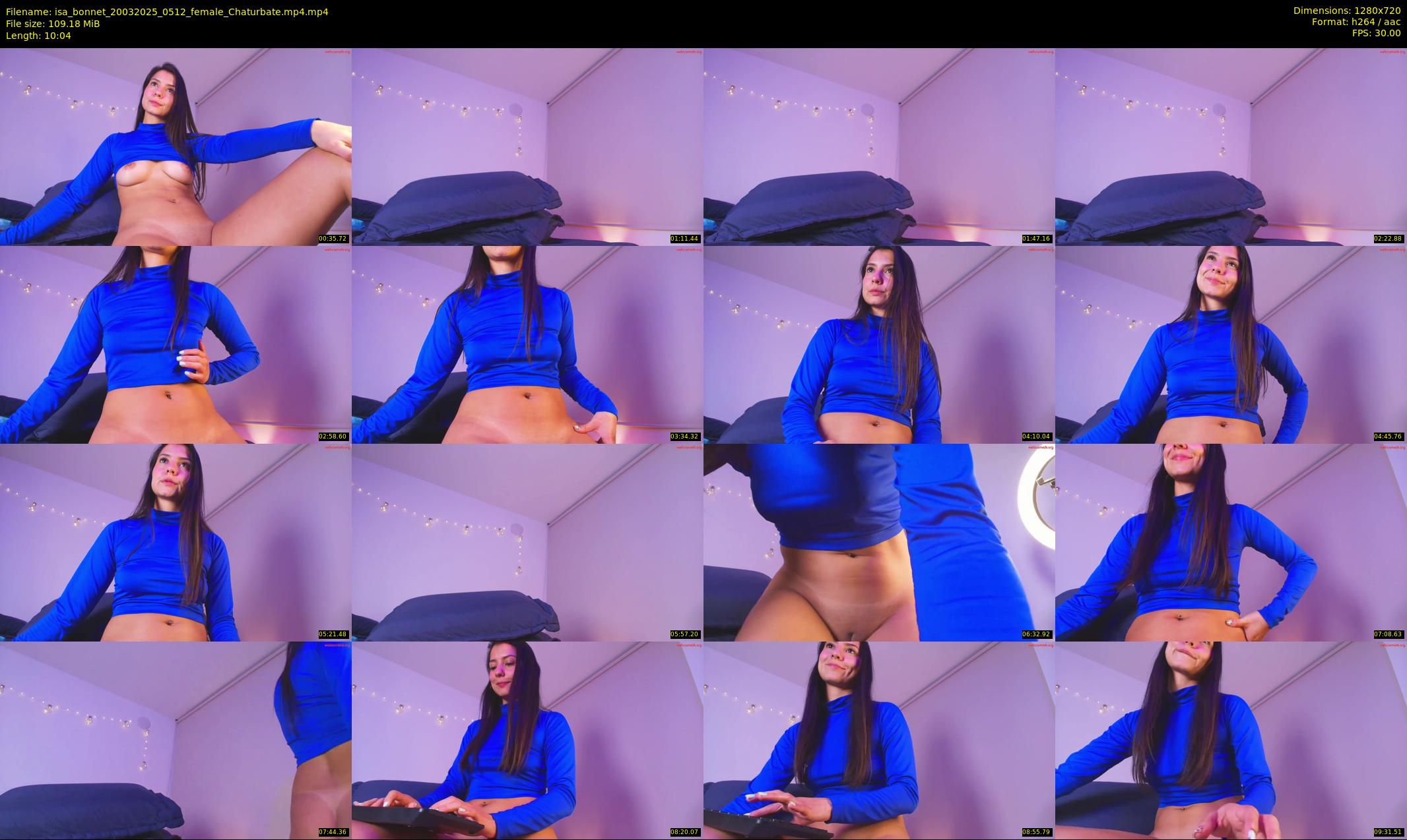 isa_bonnet — 11 minute Chaturbate female cam show recording, 720p, Mar 20, 2025