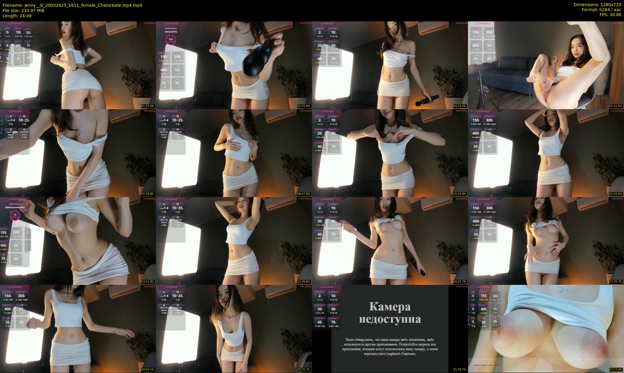 jenny__lii — 25 minute Chaturbate female cam show recording, 720p, Mar 20, 2025