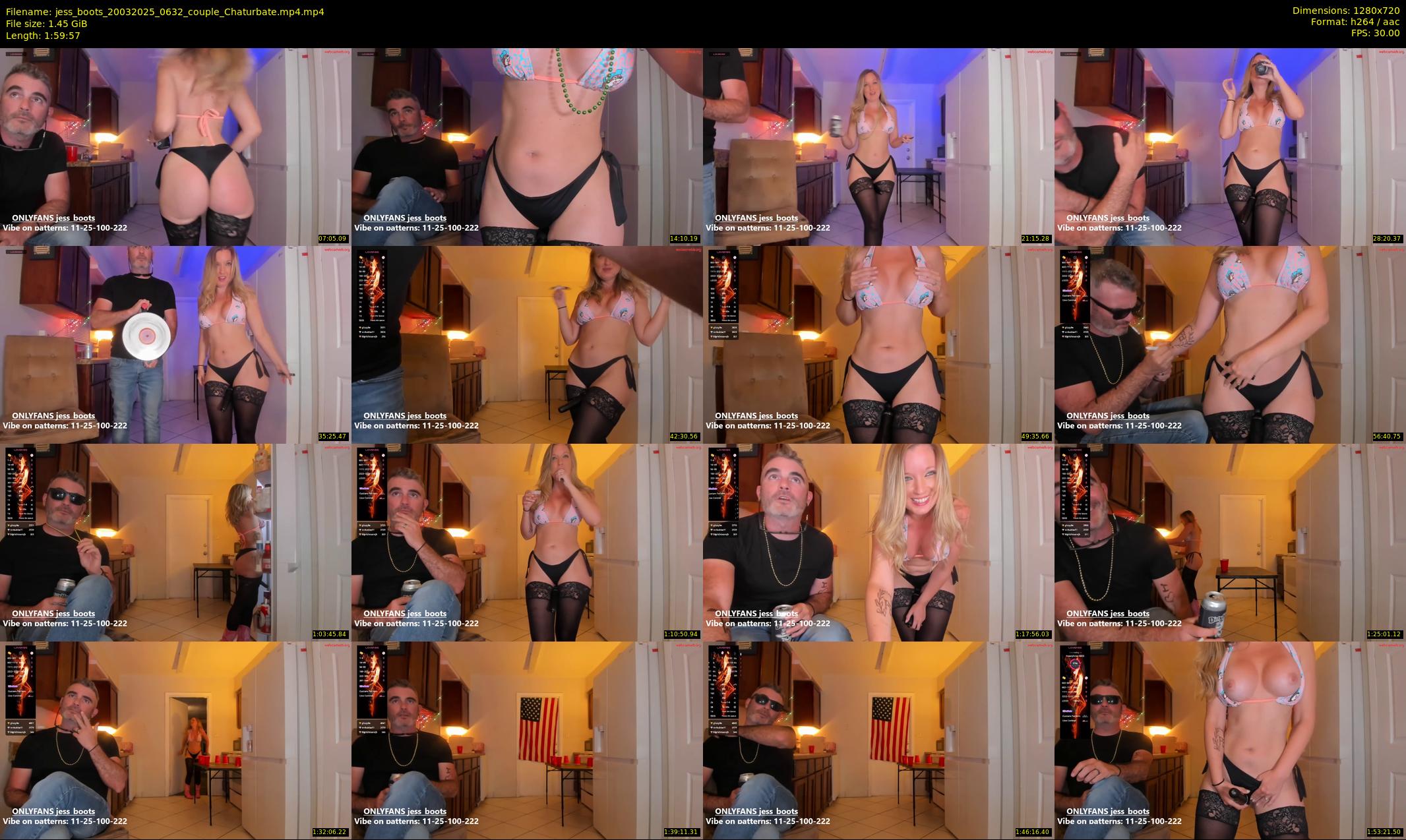 jess_boots — 120 minute Chaturbate female cam show recording, 720p, Mar 20, 2025