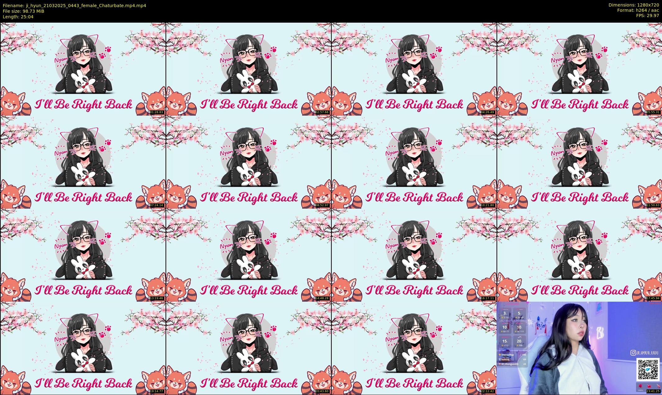 ji_hyun — 26 minute Chaturbate female cam show recording, 720p, Mar 21, 2025
