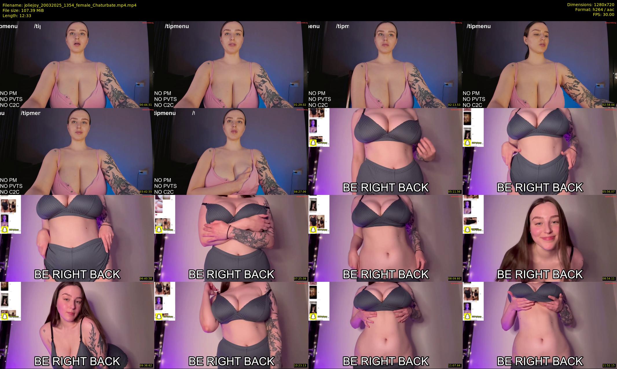joliejoy — 13 minute Chaturbate female cam show recording, 720p, Mar 20, 2025