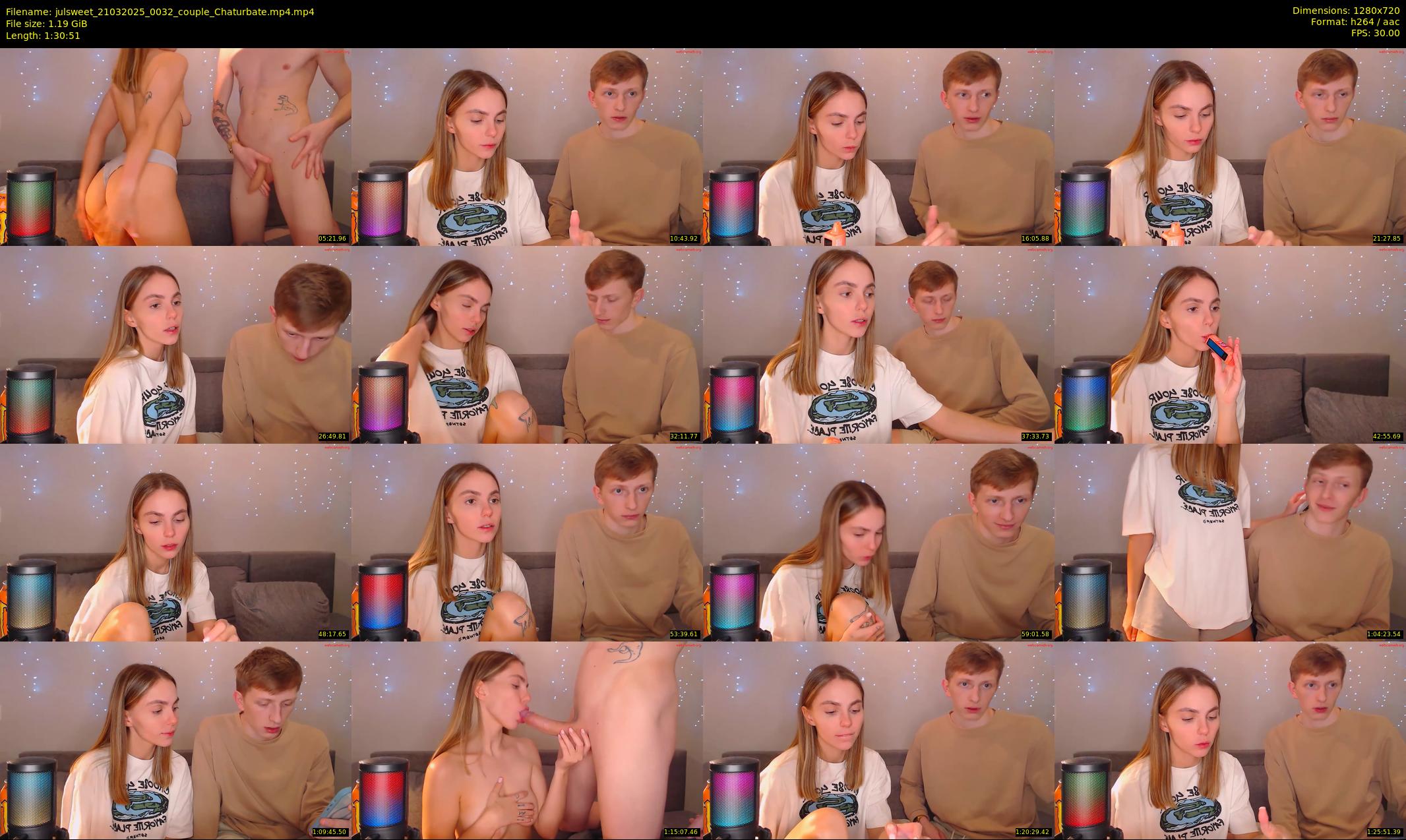 julsweet — 91 minute Chaturbate male cam show recording, 720p, Mar 21, 2025