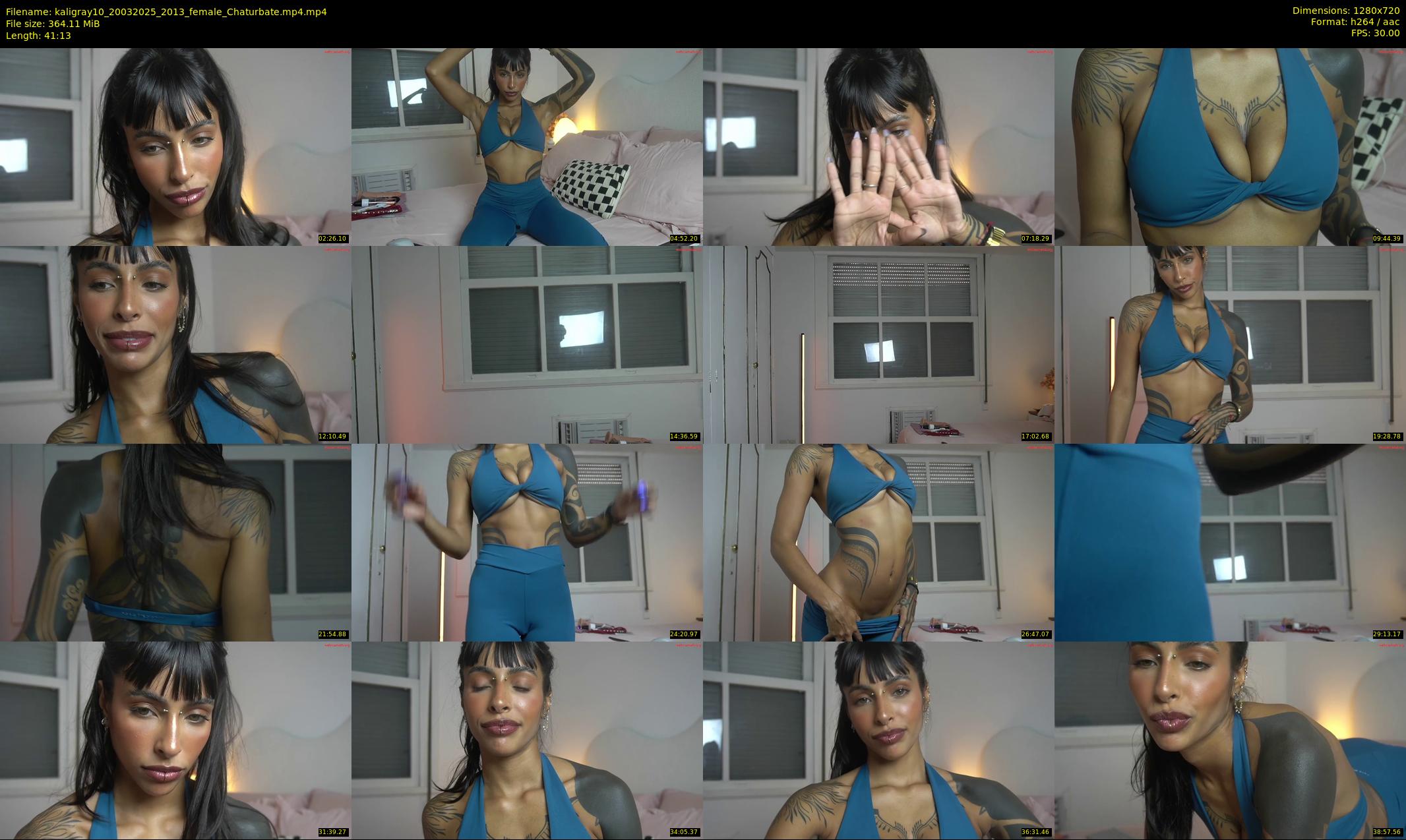 kaligray10 — 42 minute Chaturbate female cam show recording, 720p, Mar 20, 2025