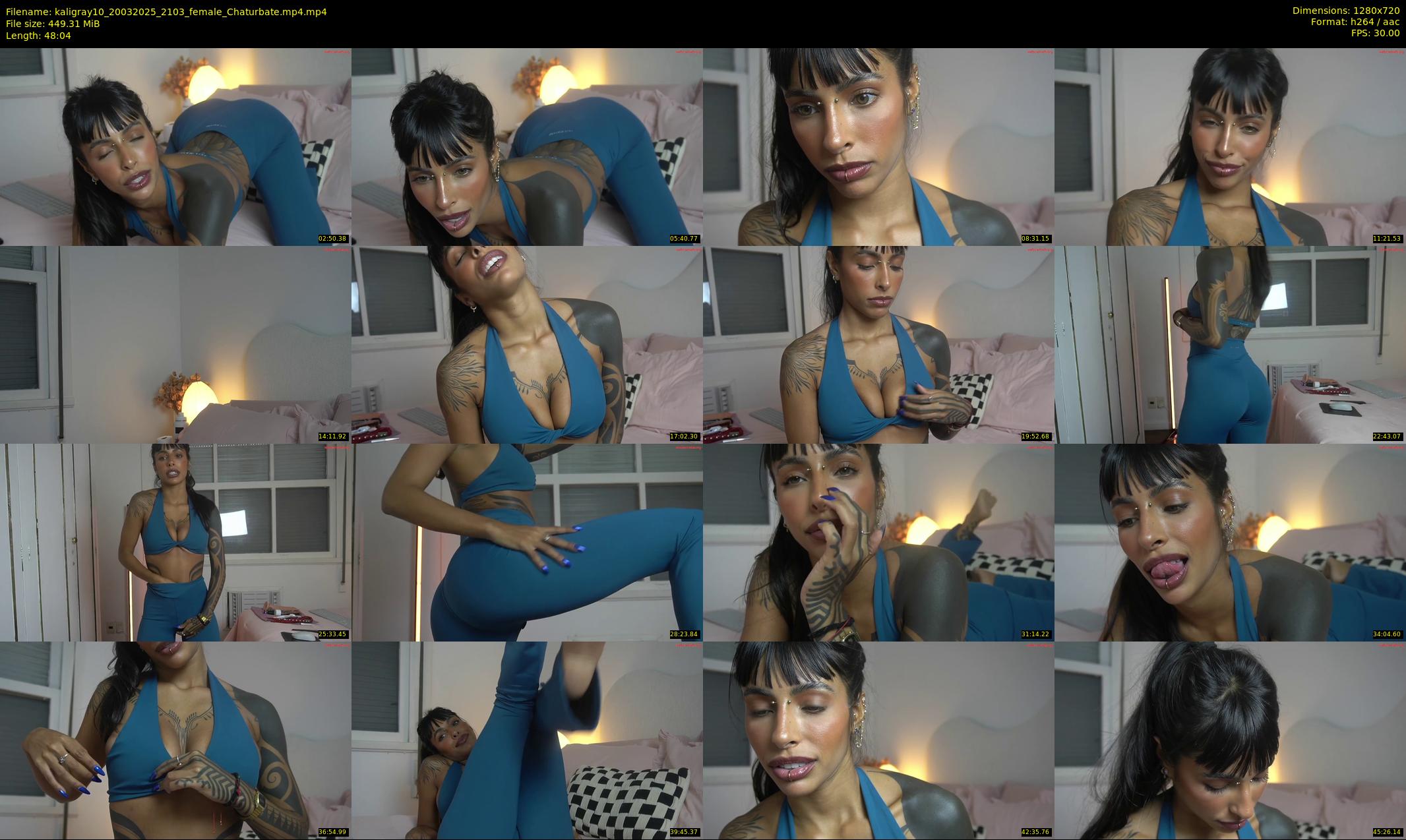kaligray10 — 49 minute Chaturbate female cam show recording, 720p, Mar 20, 2025
