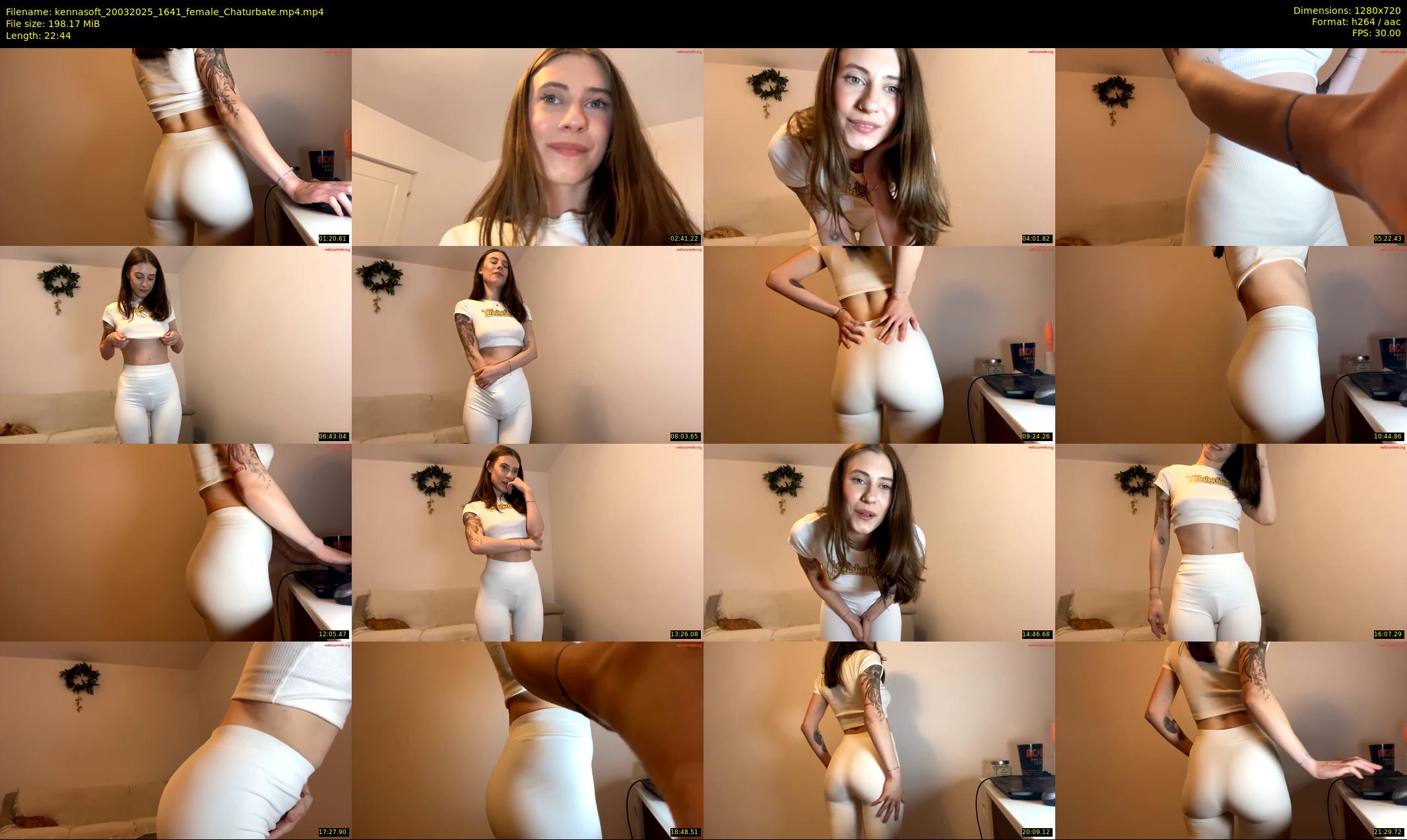 kennasoft — 23 minute Chaturbate female cam show recording, 720p, Mar 20, 2025