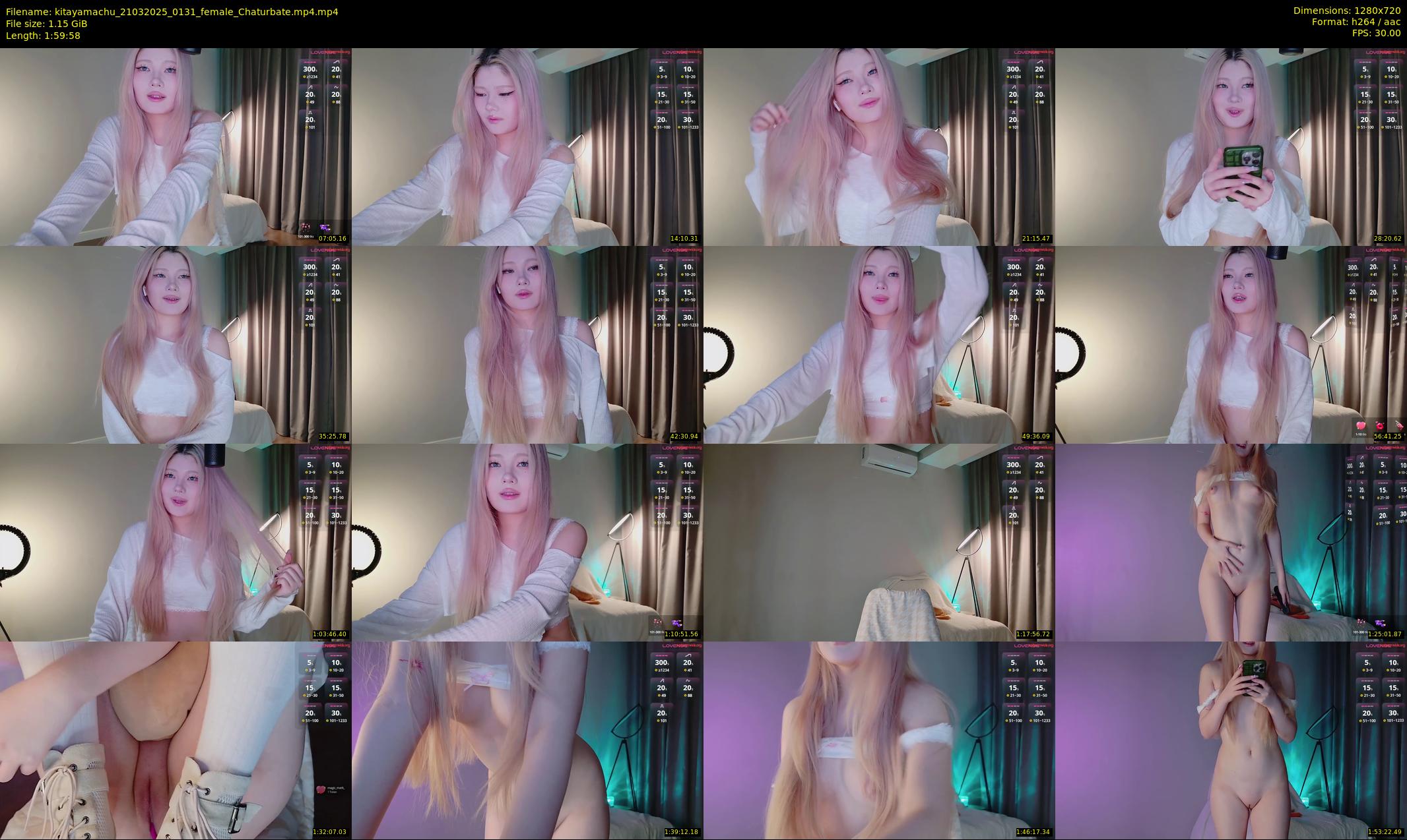 kitayamachu — 120 minute Chaturbate female cam show recording, 720p, Mar 21, 2025