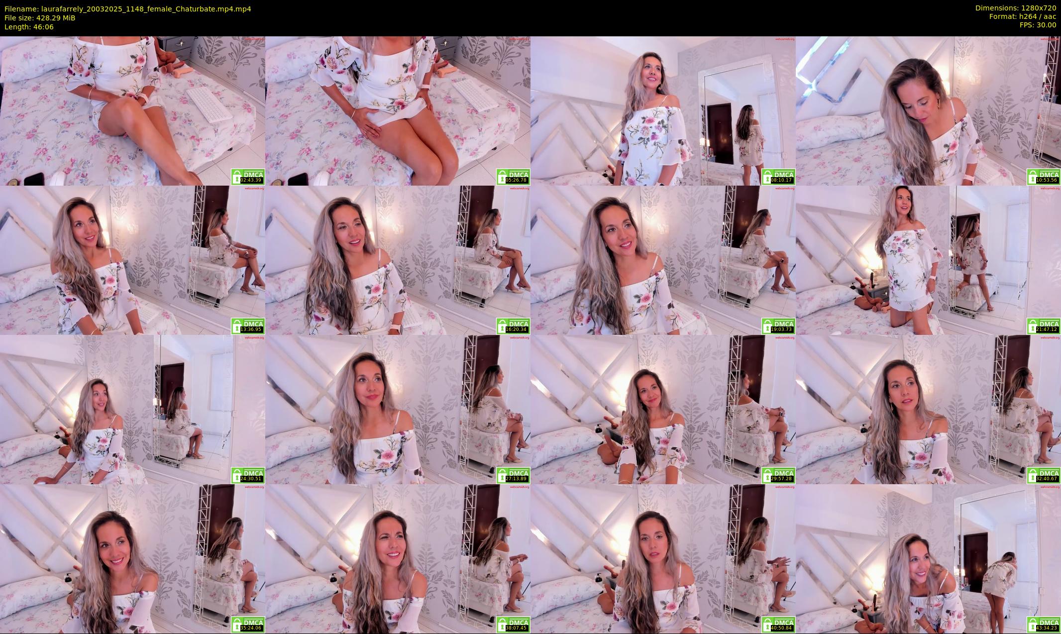 laurafarrely — 47 minute Chaturbate female cam show recording, 720p, Mar 20, 2025
