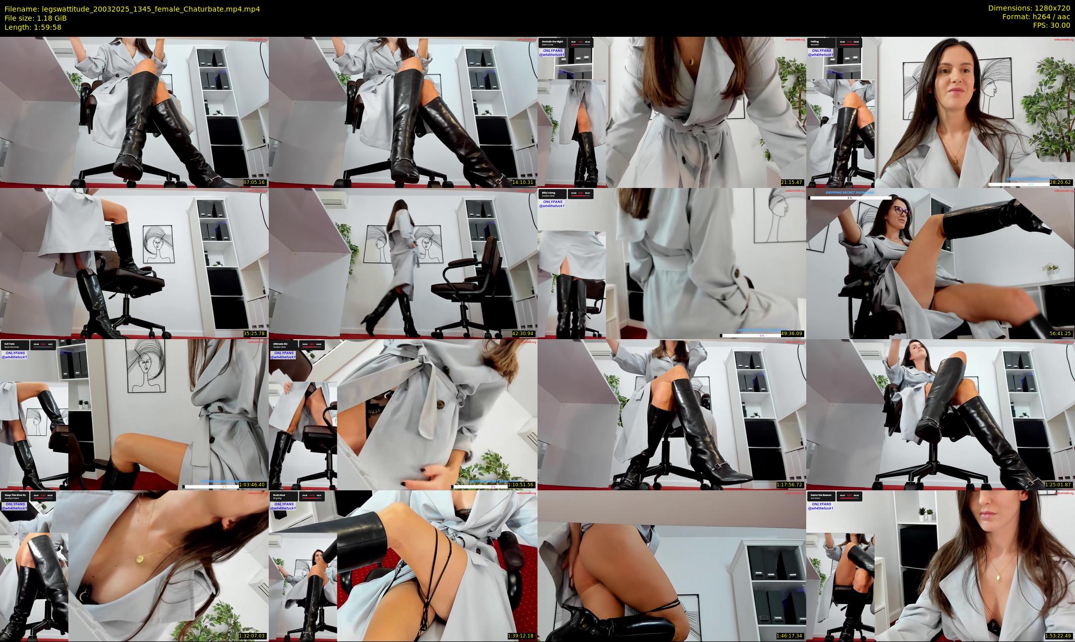 legswattitude — 120 minute Chaturbate female cam show recording, 720p, Mar 20, 2025