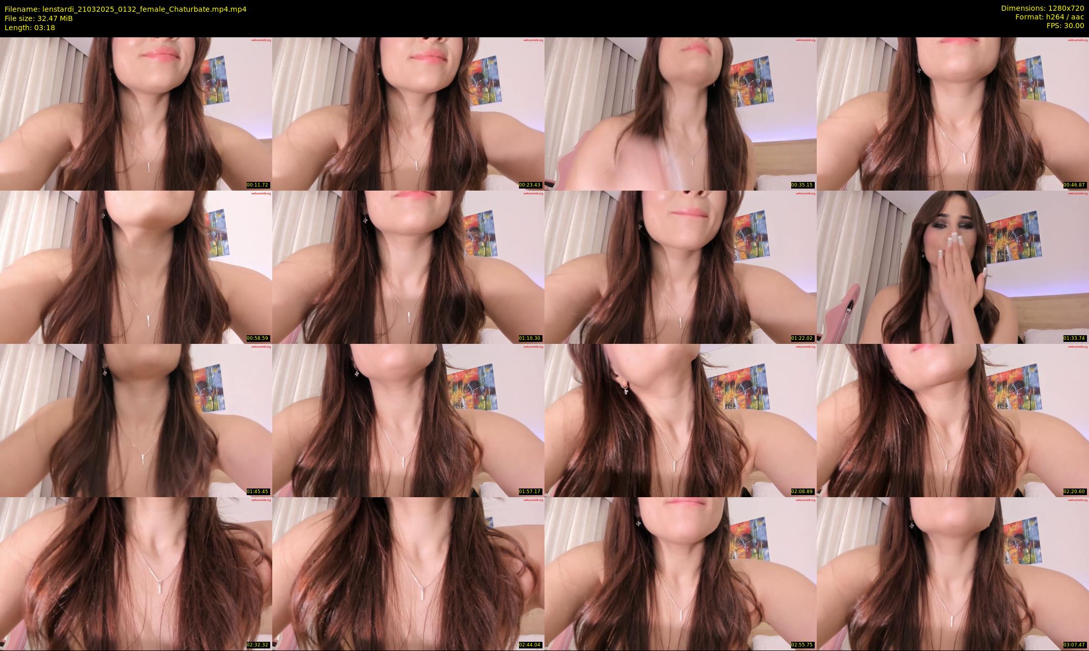 lenstardi — 4 minute Chaturbate female cam show recording, 720p, Mar 21, 2025
