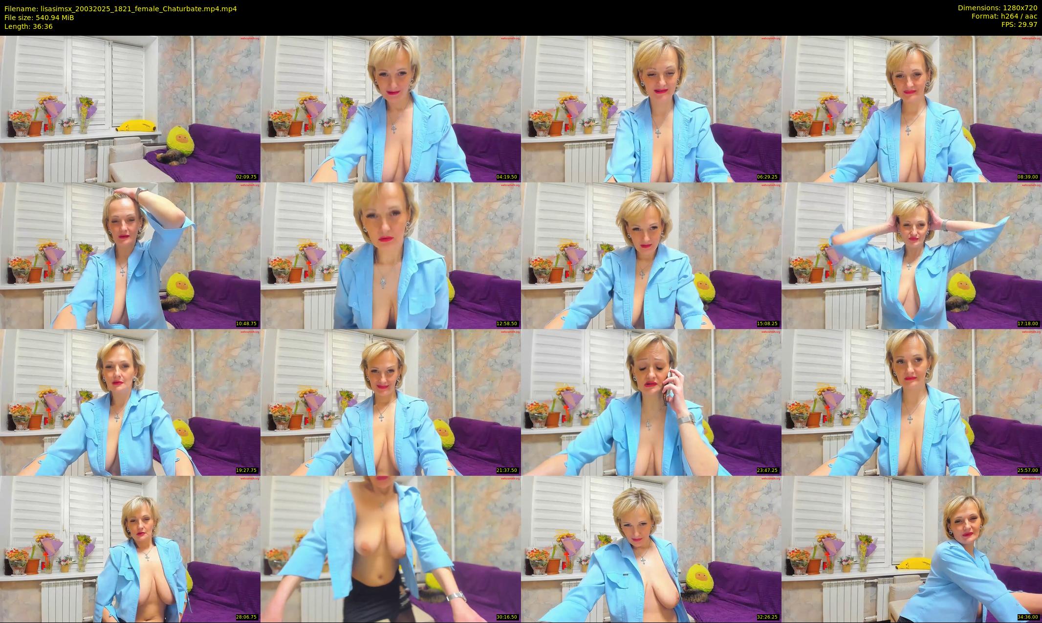 lisasimsx — 37 minute Chaturbate female cam show recording, 720p, Mar 20, 2025