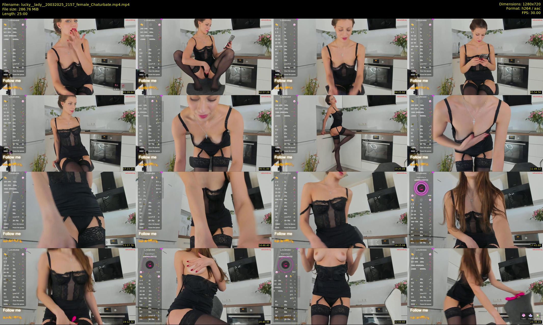 lucky__lady_ — 25 minute Chaturbate female cam show recording, 720p, Mar 20, 2025