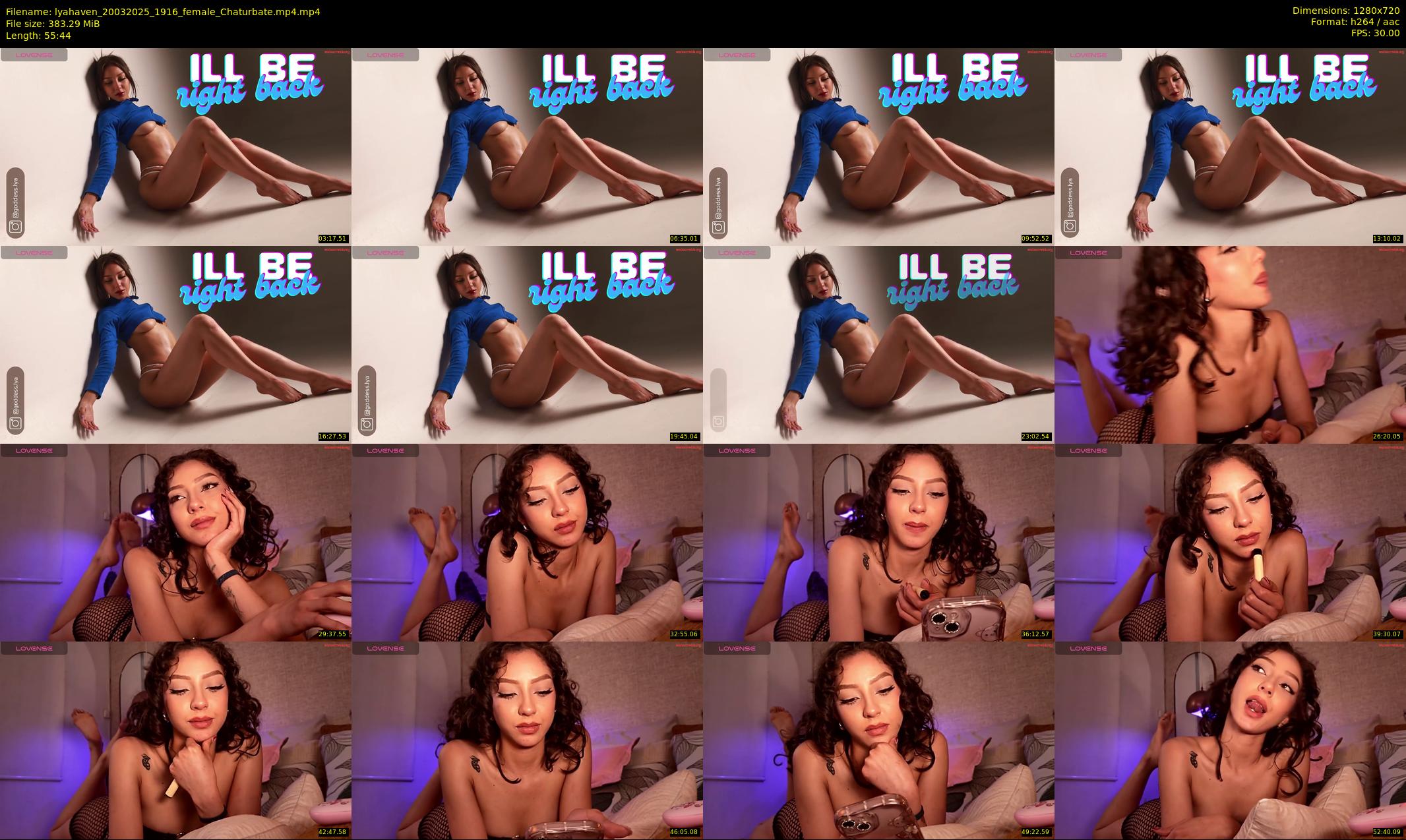 lyahaven — 56 minute Chaturbate female cam show recording, 720p, Mar 20, 2025