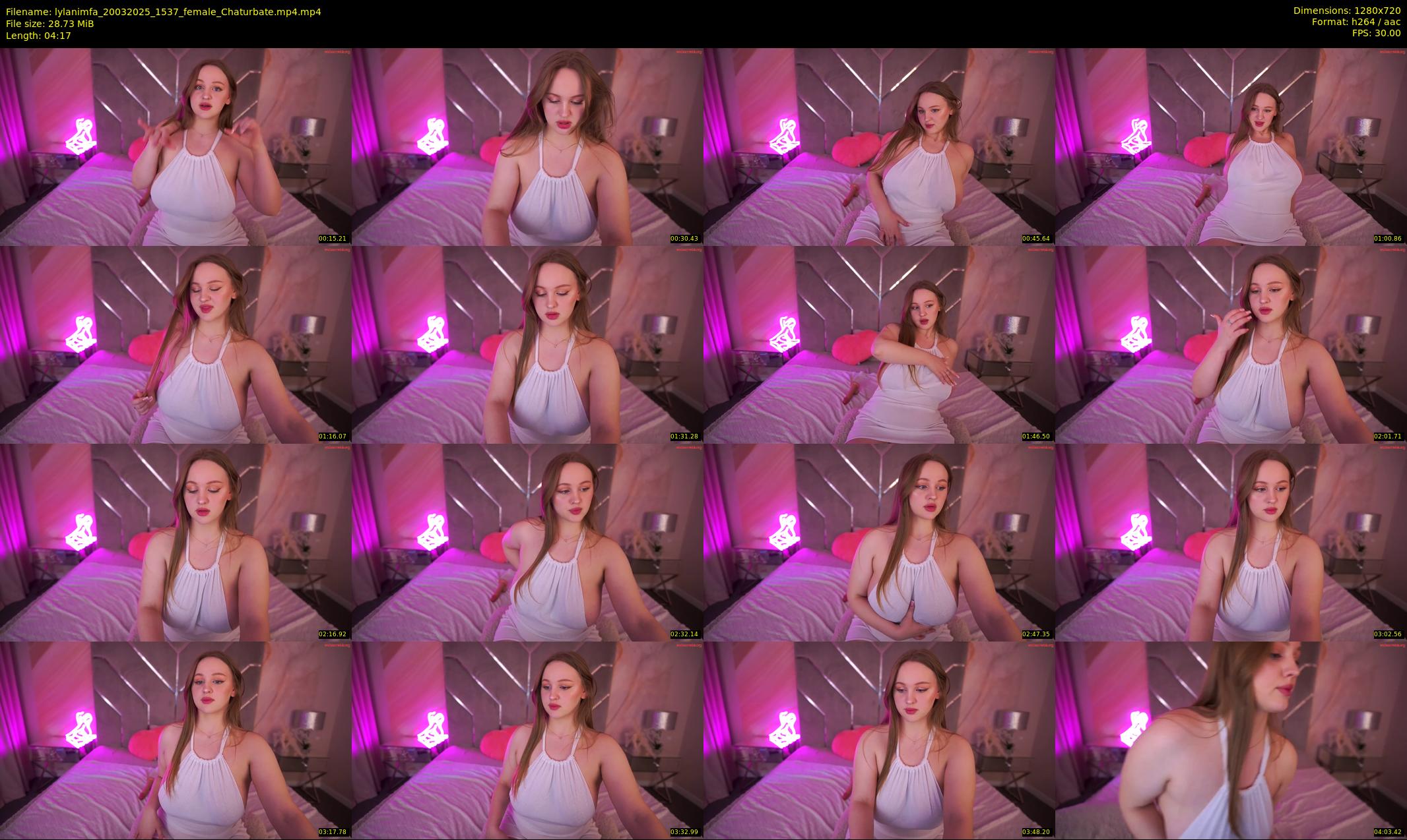 lylanimfa — 5 minute Chaturbate female cam show recording, 720p, Mar 20, 2025