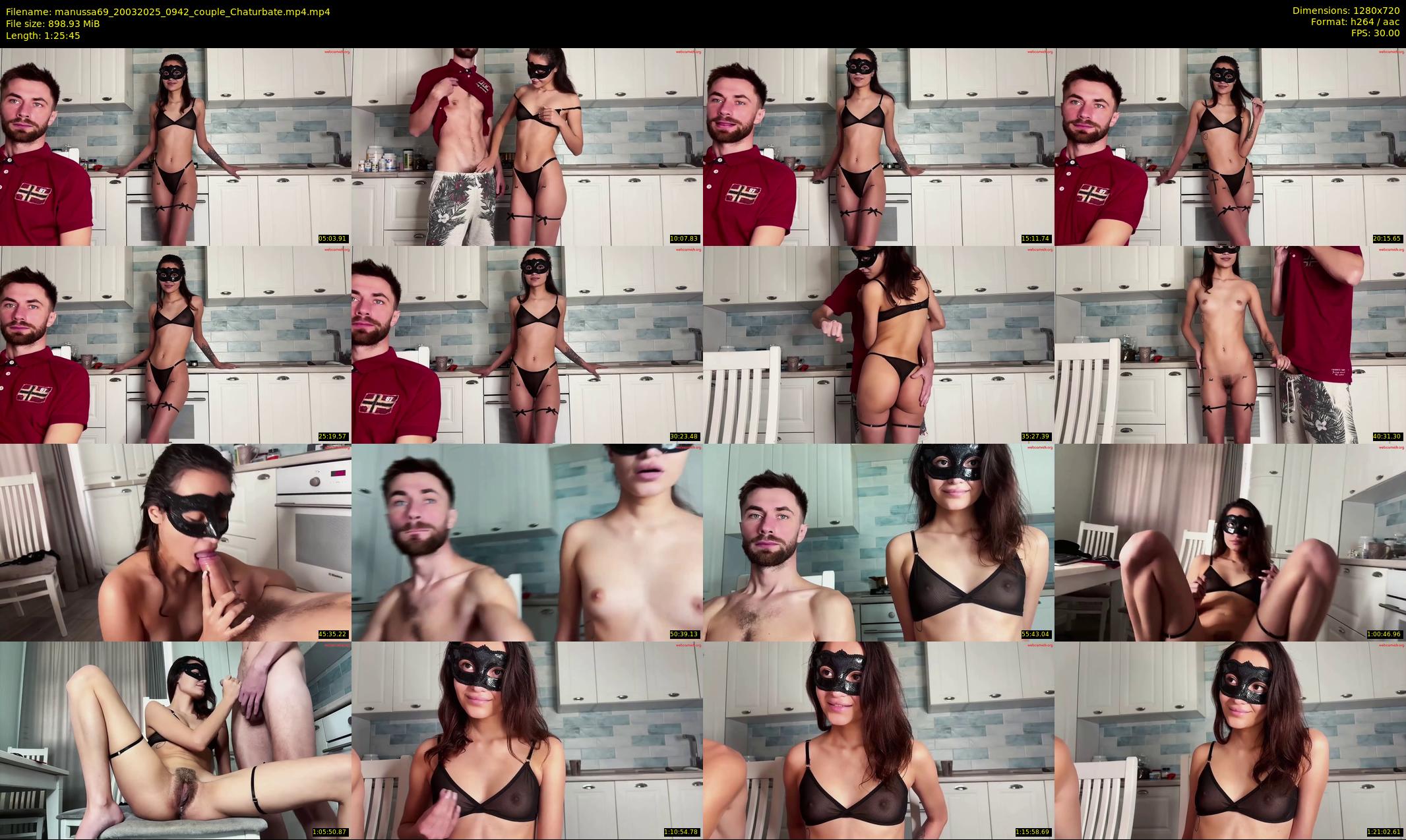 manussa69 — 86 minute Chaturbate couple cam show recording, 720p, Mar 20, 2025