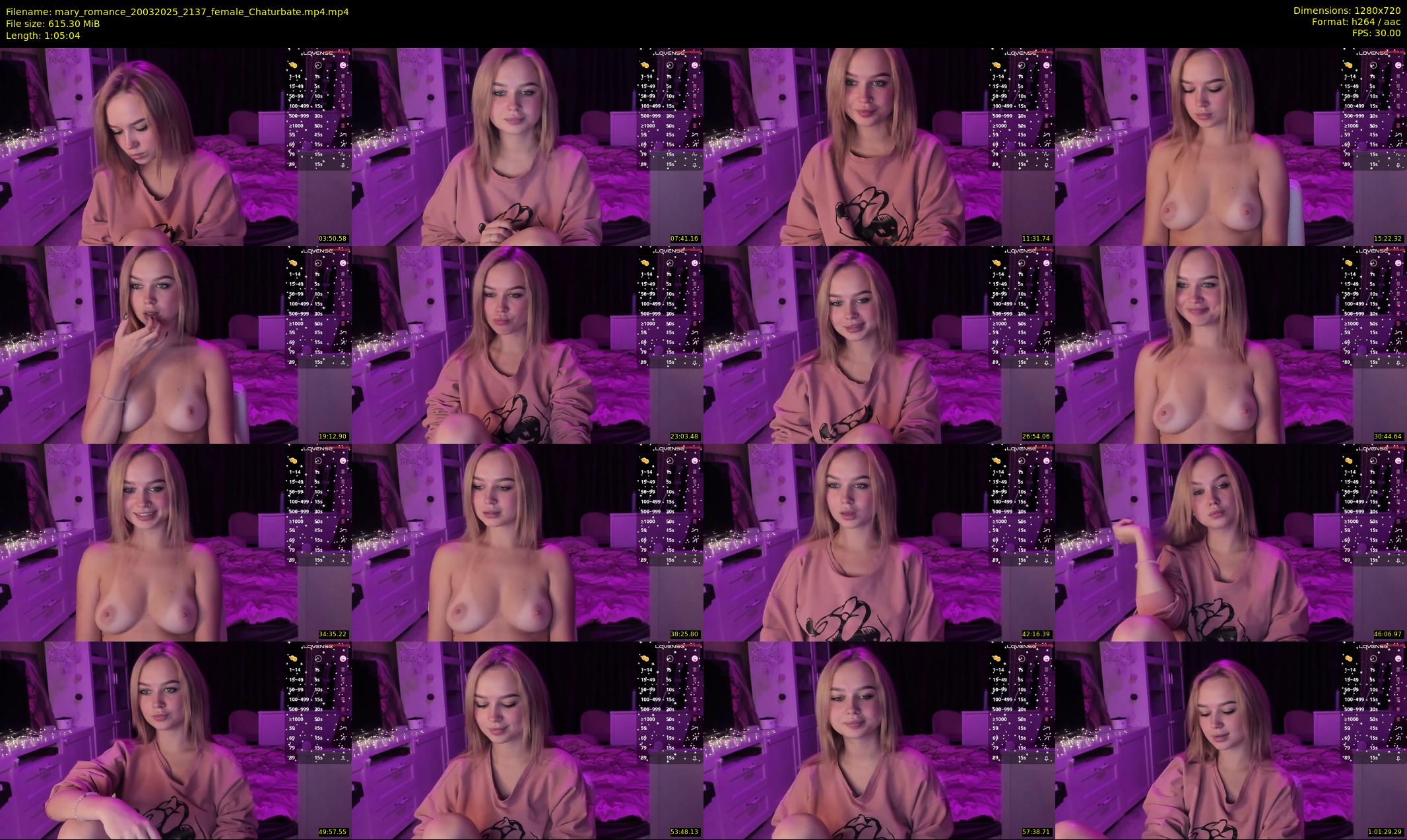 mary_romance — 66 minute Chaturbate female cam show recording, 720p, Mar 20, 2025