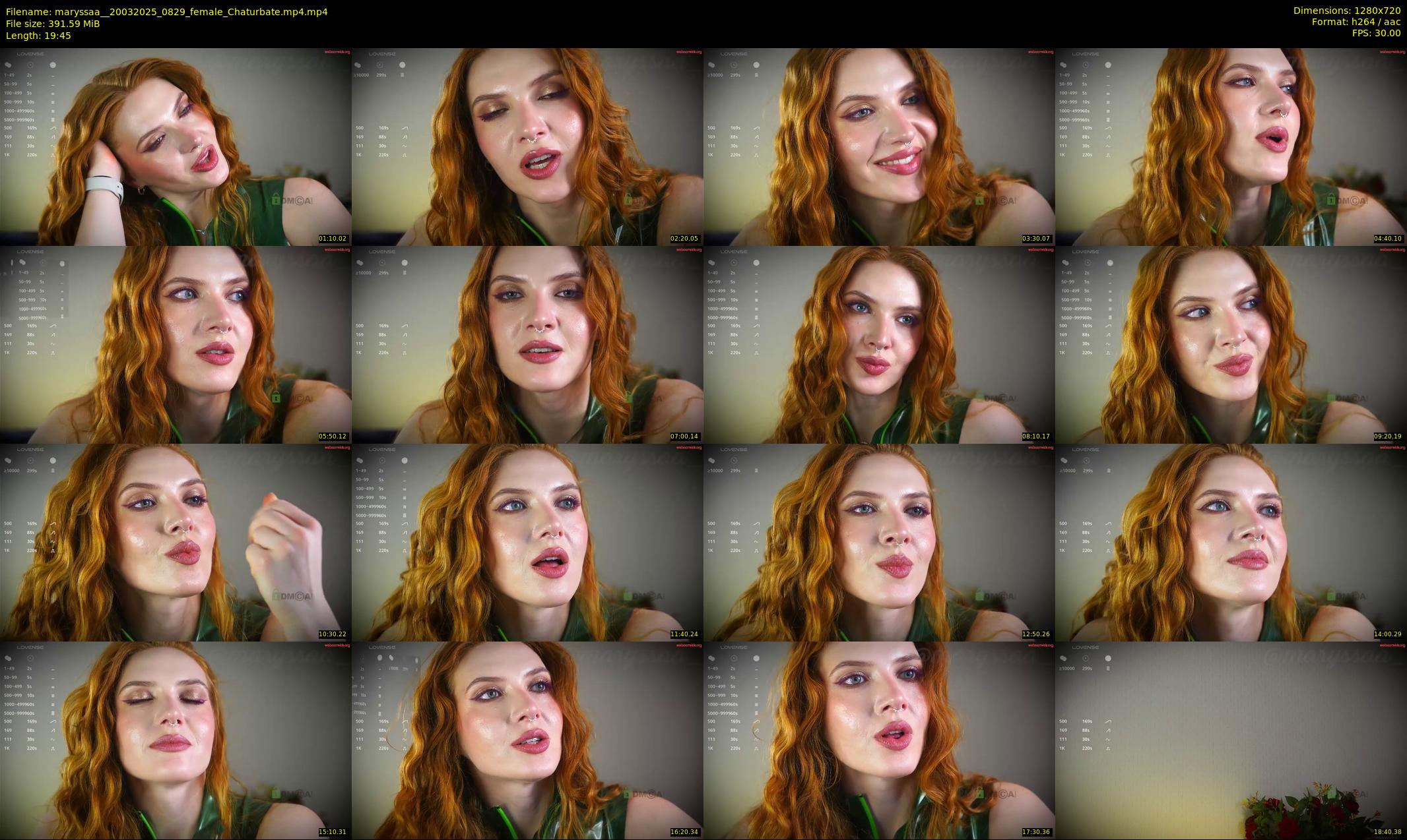 maryssaa_ — 20 minute Chaturbate female cam show recording, 720p, Mar 20, 2025