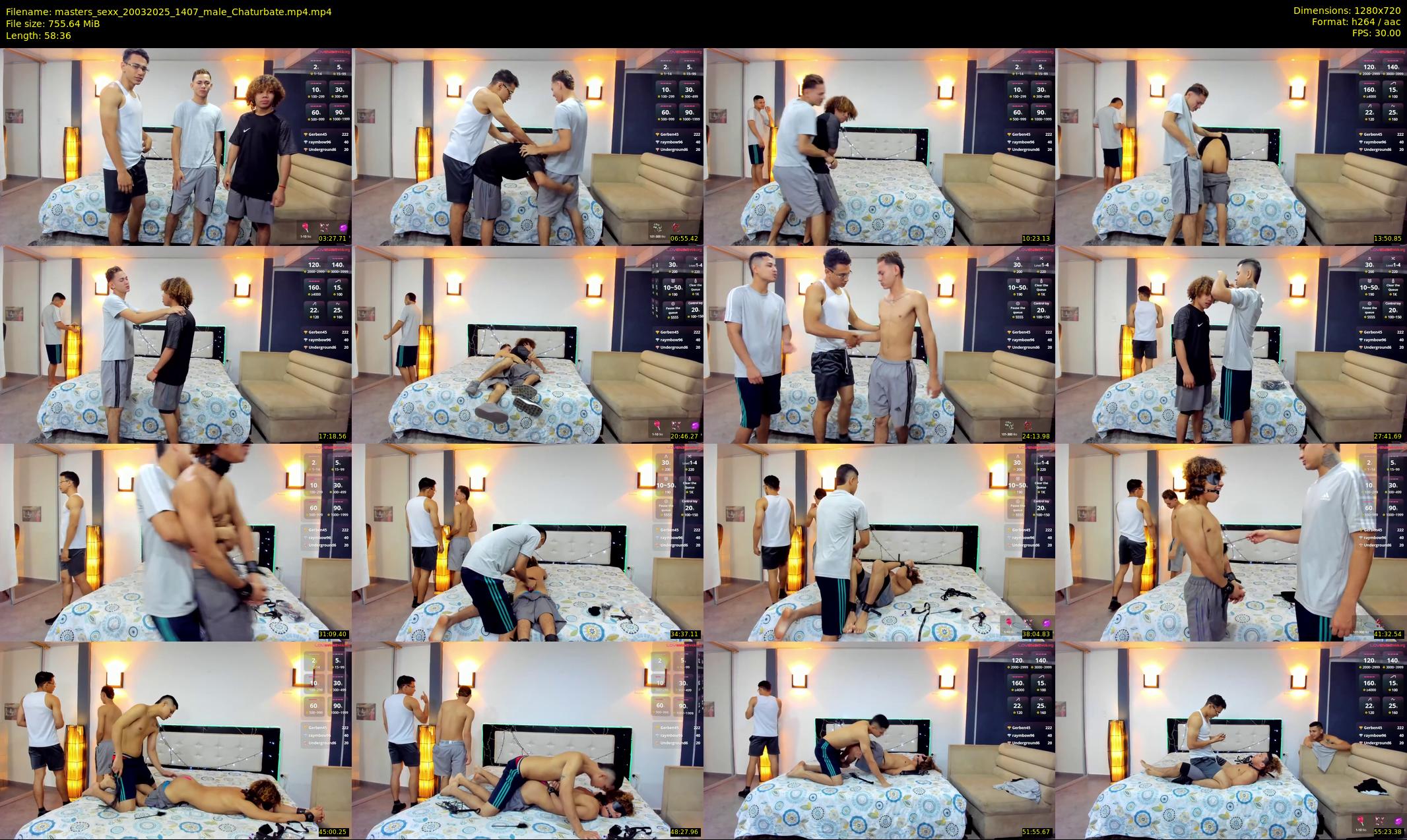 masters_sexx — 59 minute Chaturbate male cam show recording, 720p, Mar 20, 2025