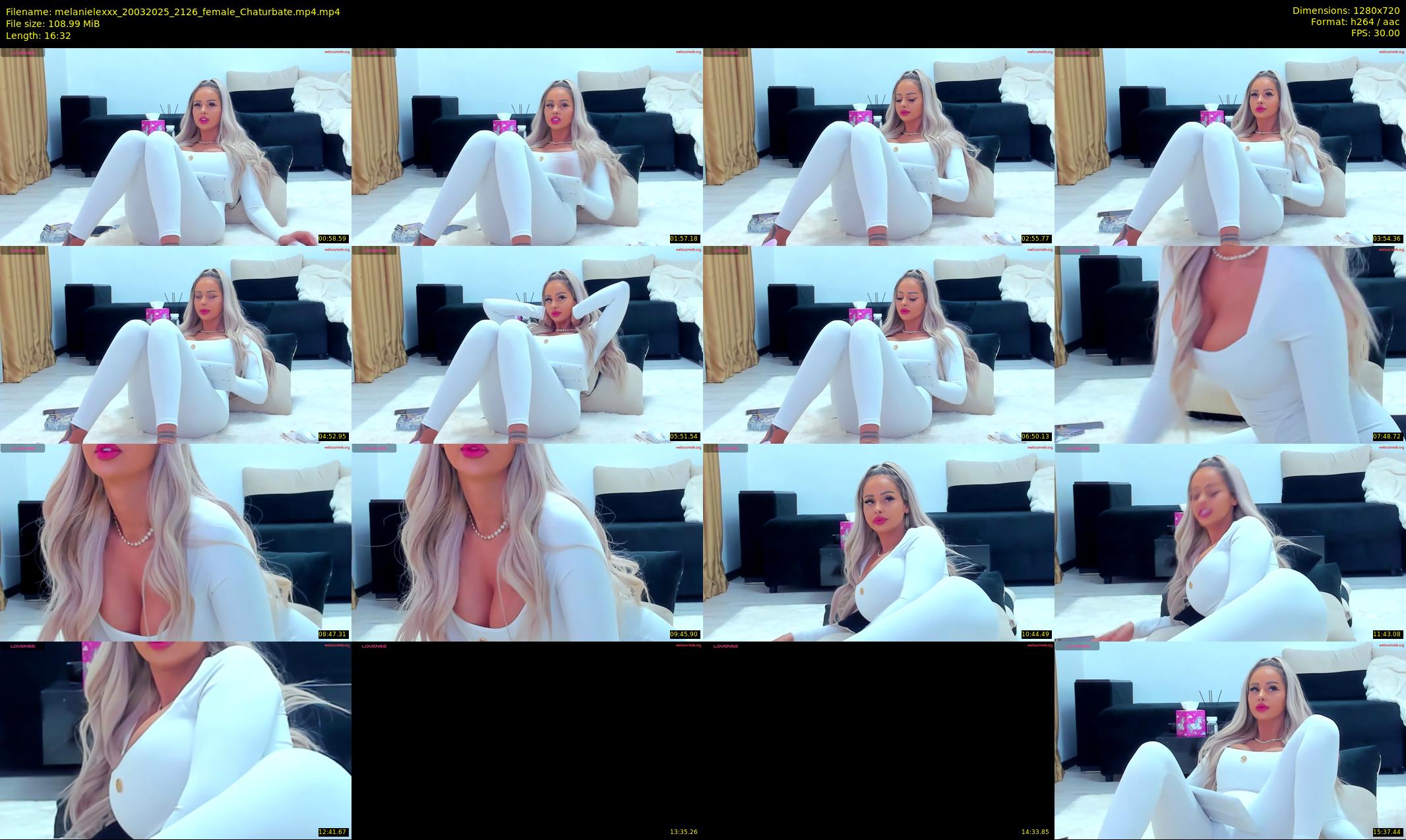 melanielexxx — 17 minute Chaturbate female cam show recording, 720p, Mar 20, 2025