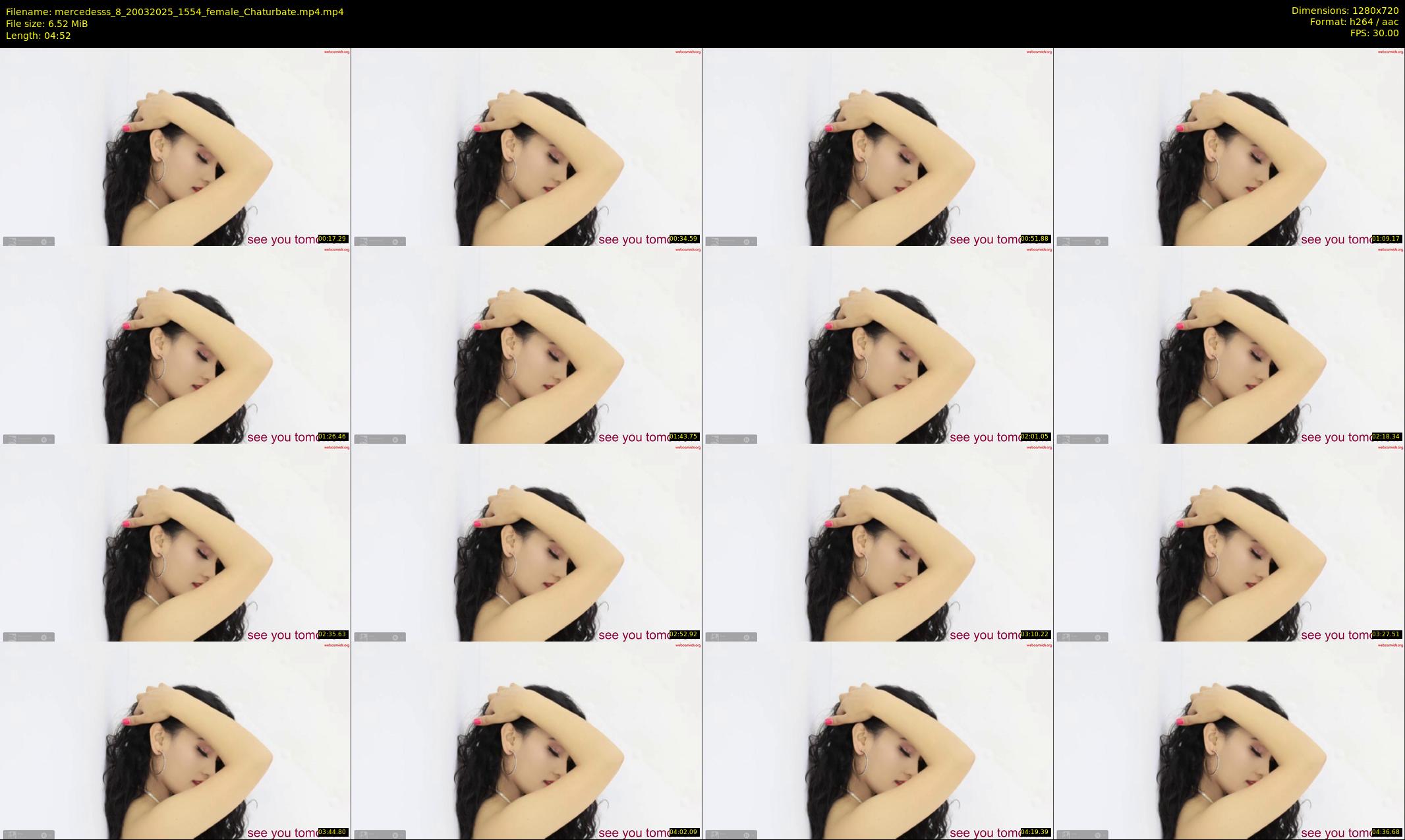mercedesss_8 — 5 minute Chaturbate female cam show recording, 720p, Mar 20, 2025