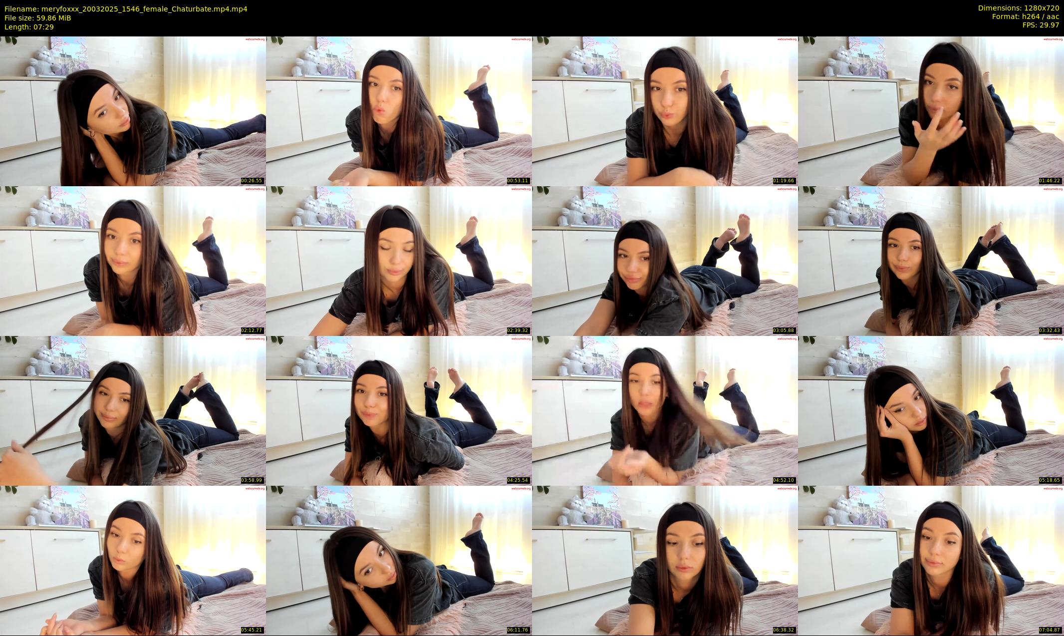 meryfoxxx — 8 minute Chaturbate female cam show recording, 720p, Mar 20, 2025