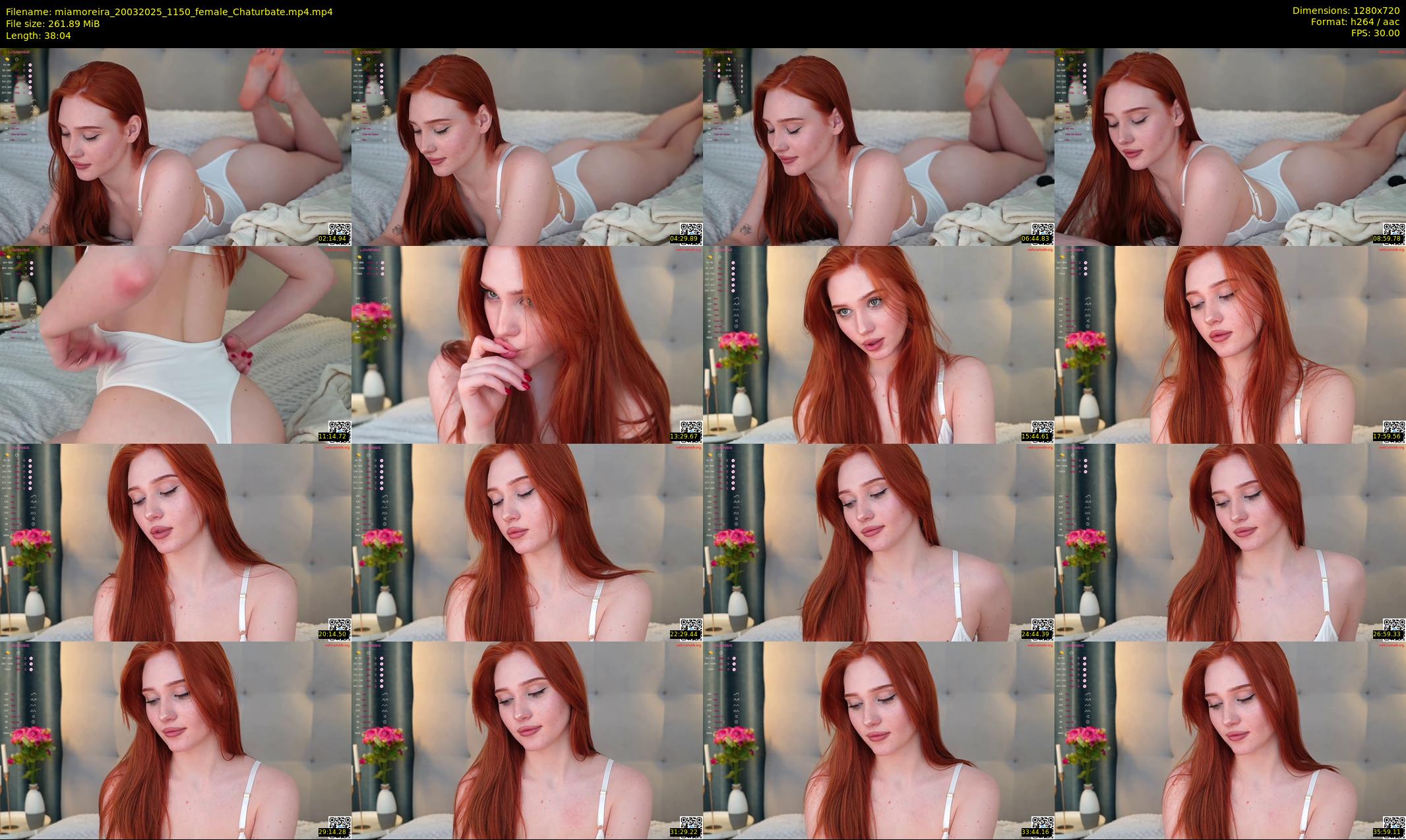 miamoreira — 39 minute Chaturbate female cam show recording, 720p, Mar 20, 2025