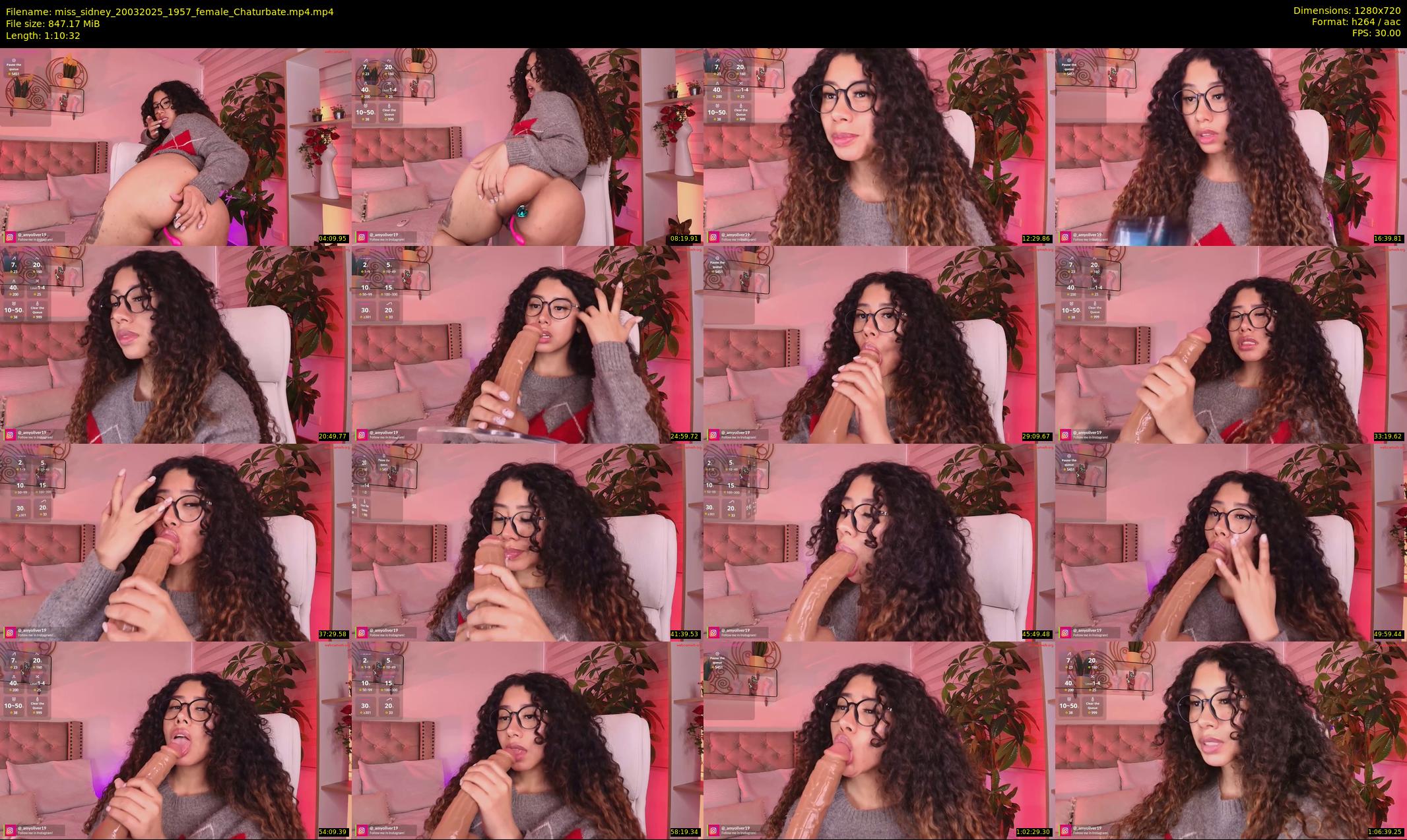 miss_sidney — 71 minute Chaturbate female cam show recording, 720p, Mar 20, 2025