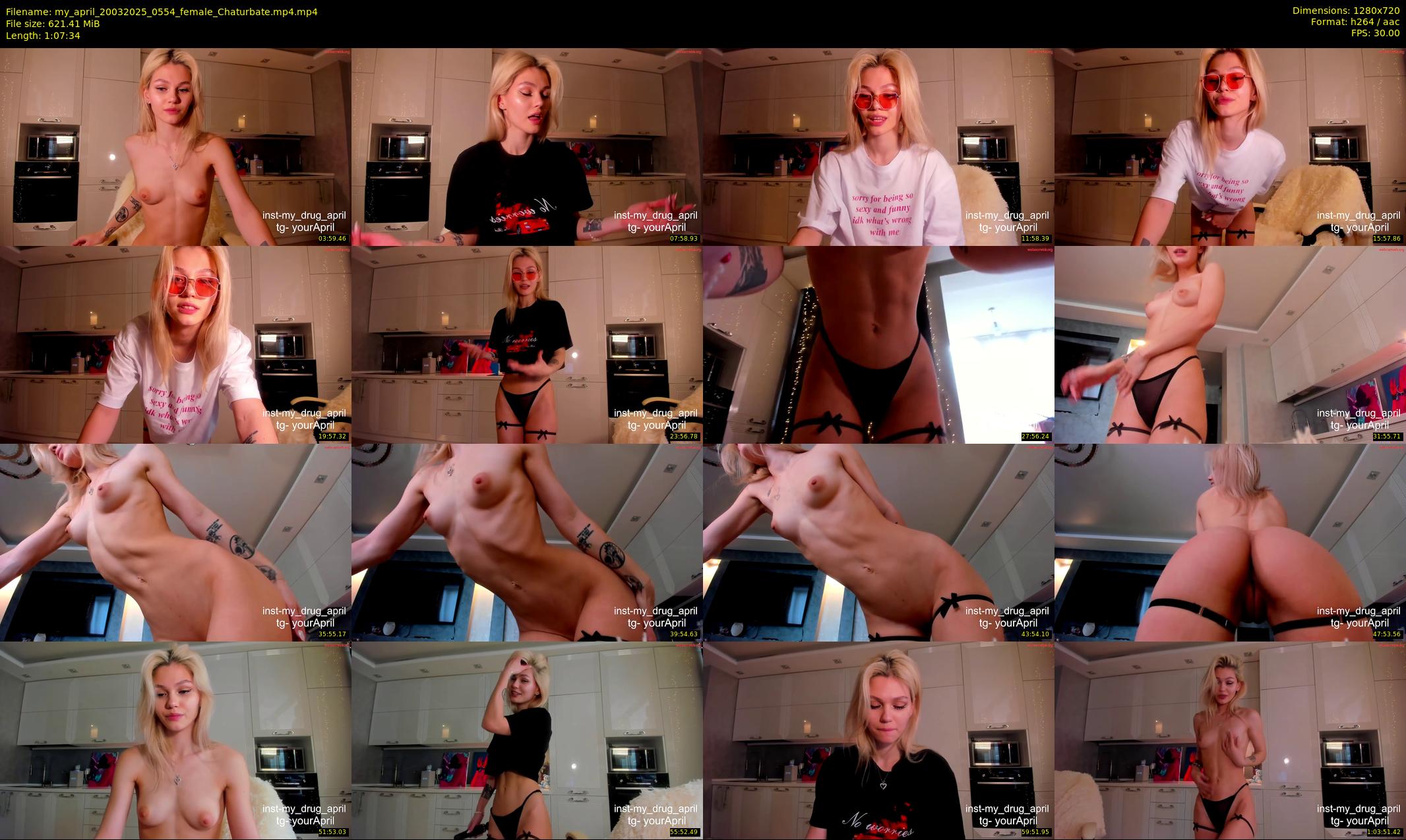 my_april — 68 minute Chaturbate female cam show recording, 720p, Mar 20, 2025