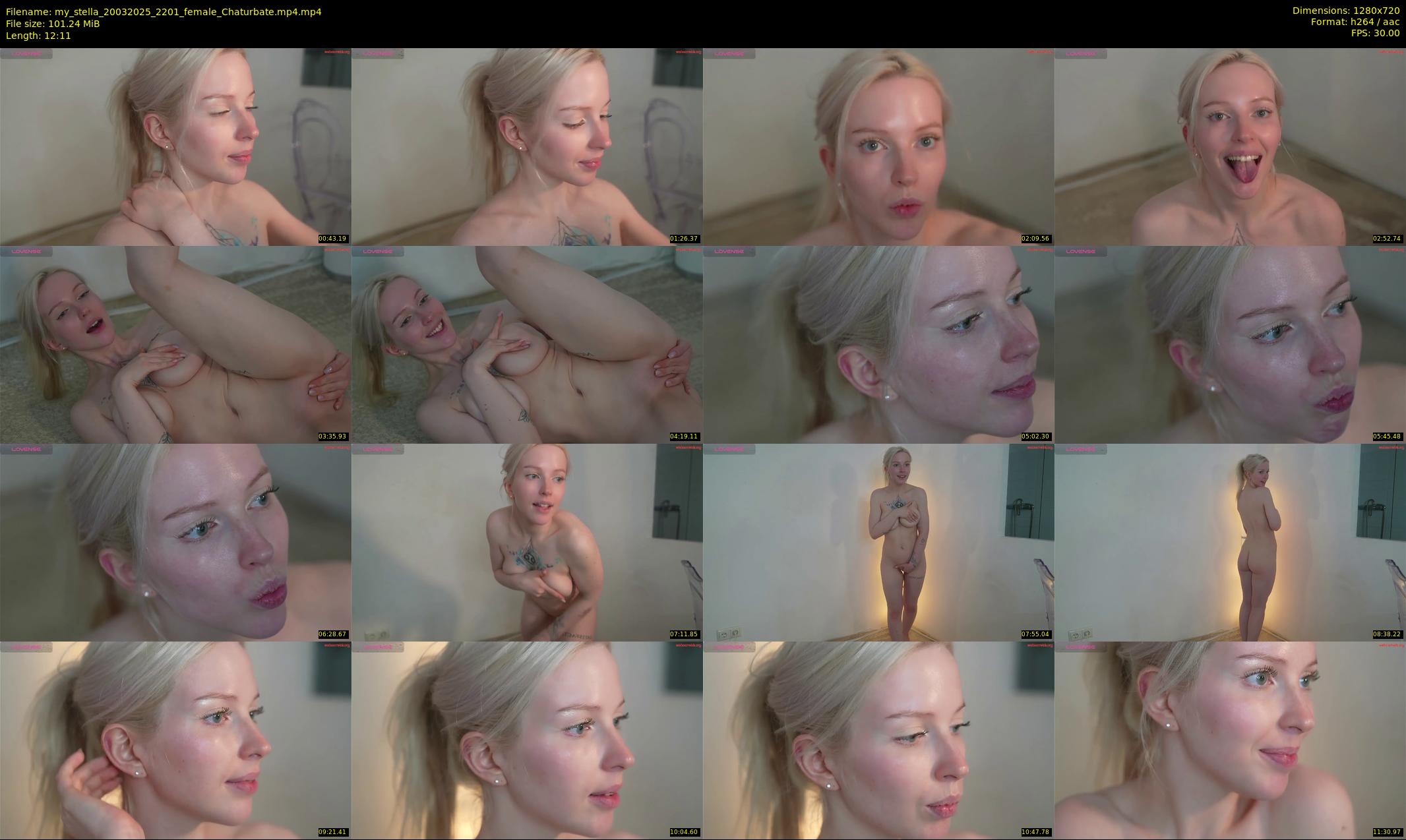 my_stella — 13 minute Chaturbate female cam show recording, 720p, Mar 20, 2025
