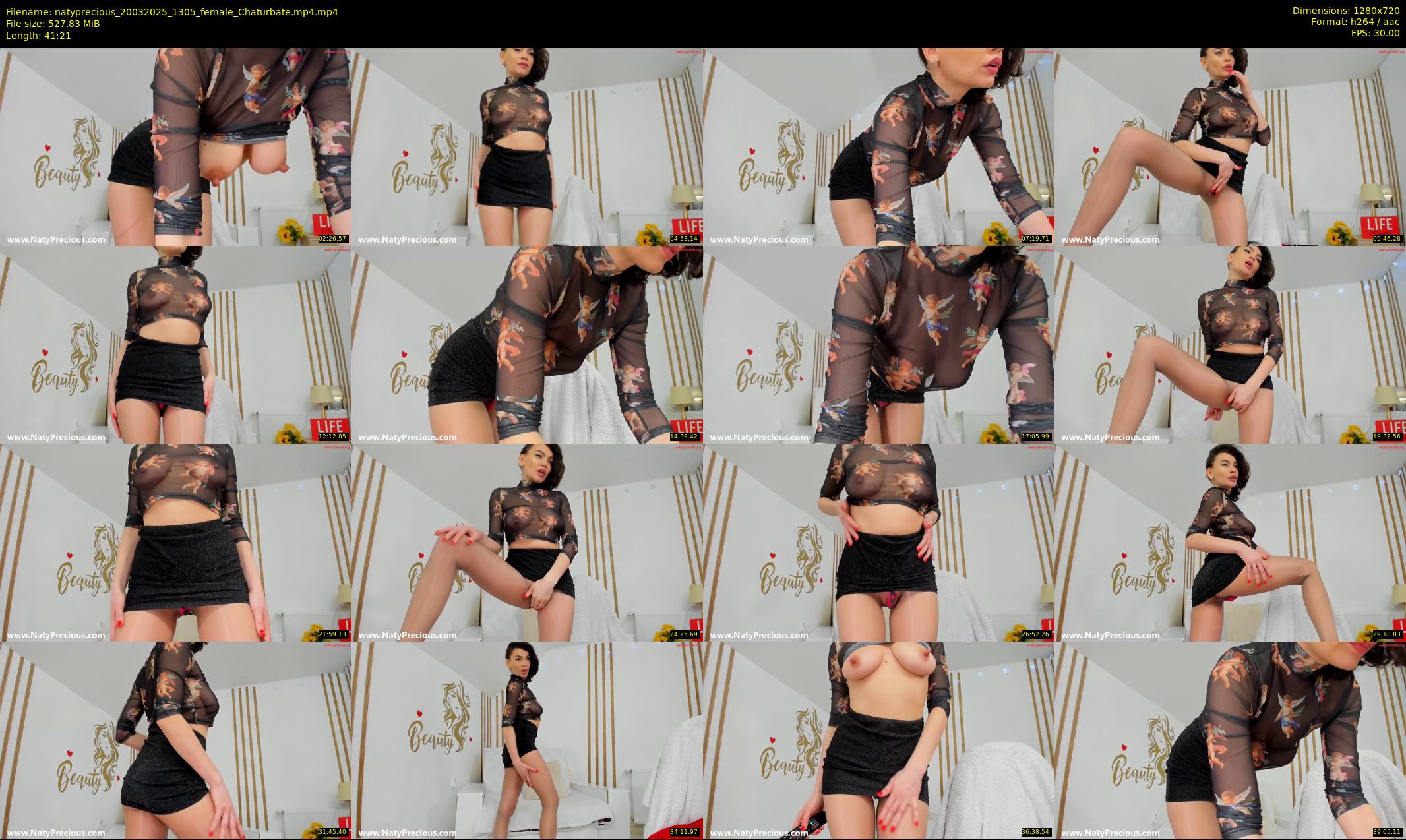 natyprecious — 42 minute Chaturbate female cam show recording, 720p, Mar 20, 2025