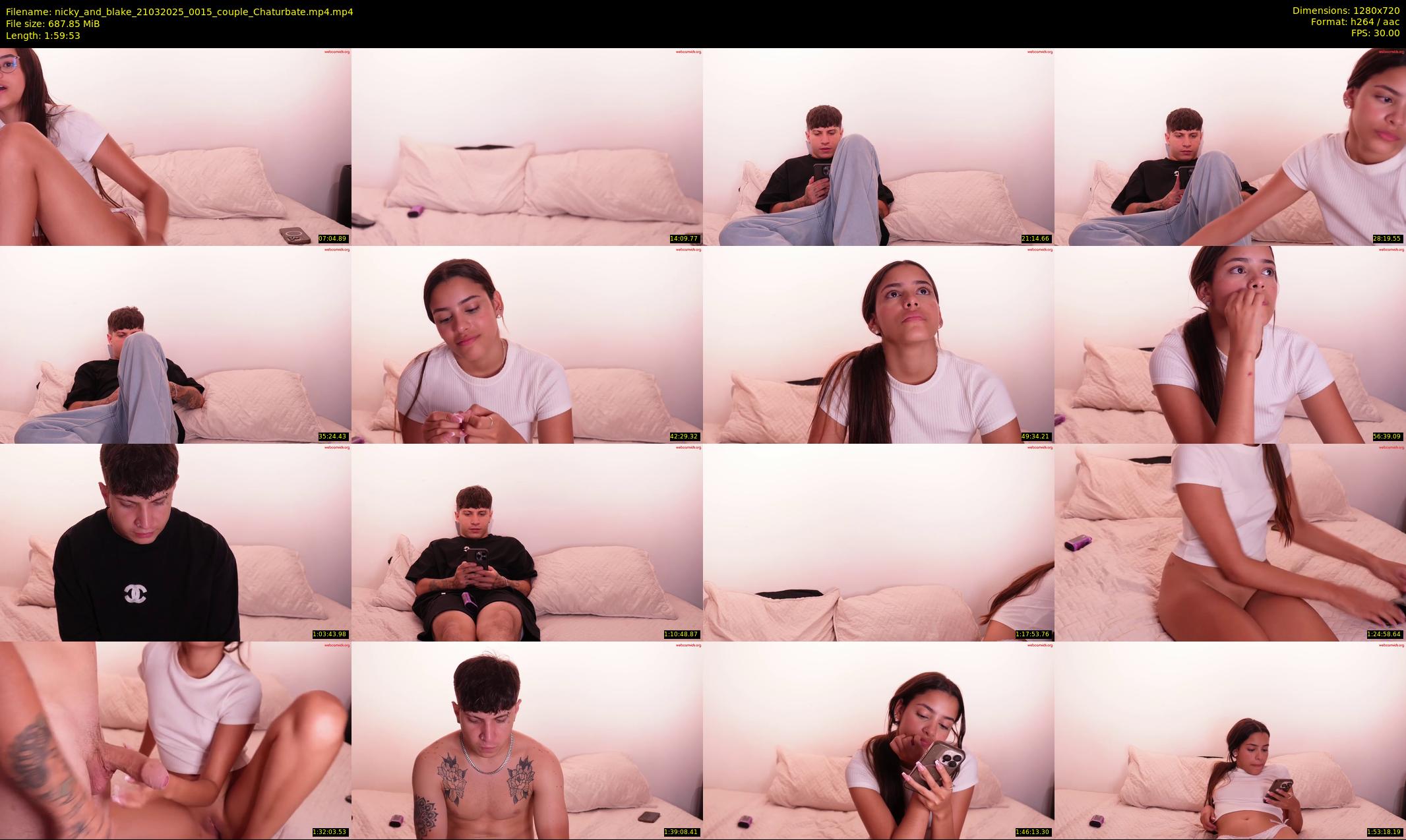 nicky_and_blake — 120 minute Chaturbate couple cam show recording, 720p, Mar 21, 2025