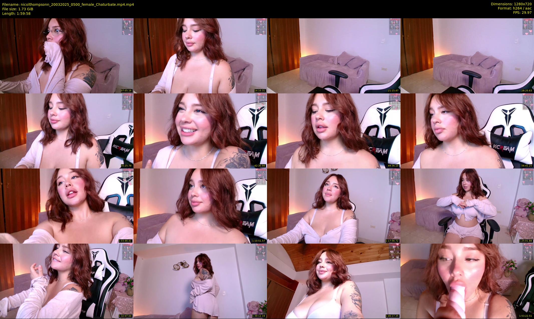nicolthompsonn — 120 minute Chaturbate female cam show recording, 720p, Mar 20, 2025